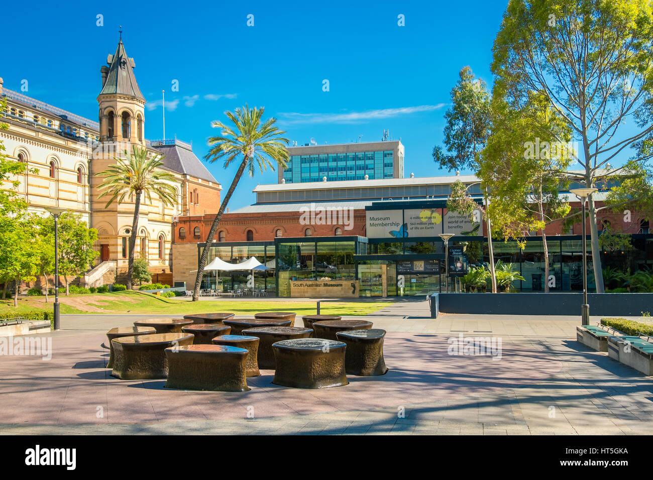 Adelaide, Australia - November 11, 2016:  South Australian Museum located on North Terrace in Adelaide CBD on a day Stock Photo