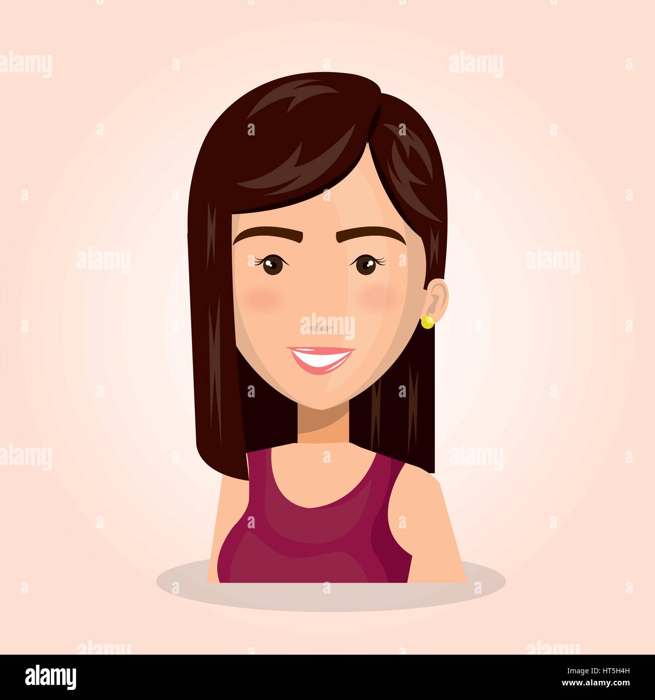 young woman lifestyle avatar Stock Vector Image & Art - Alamy