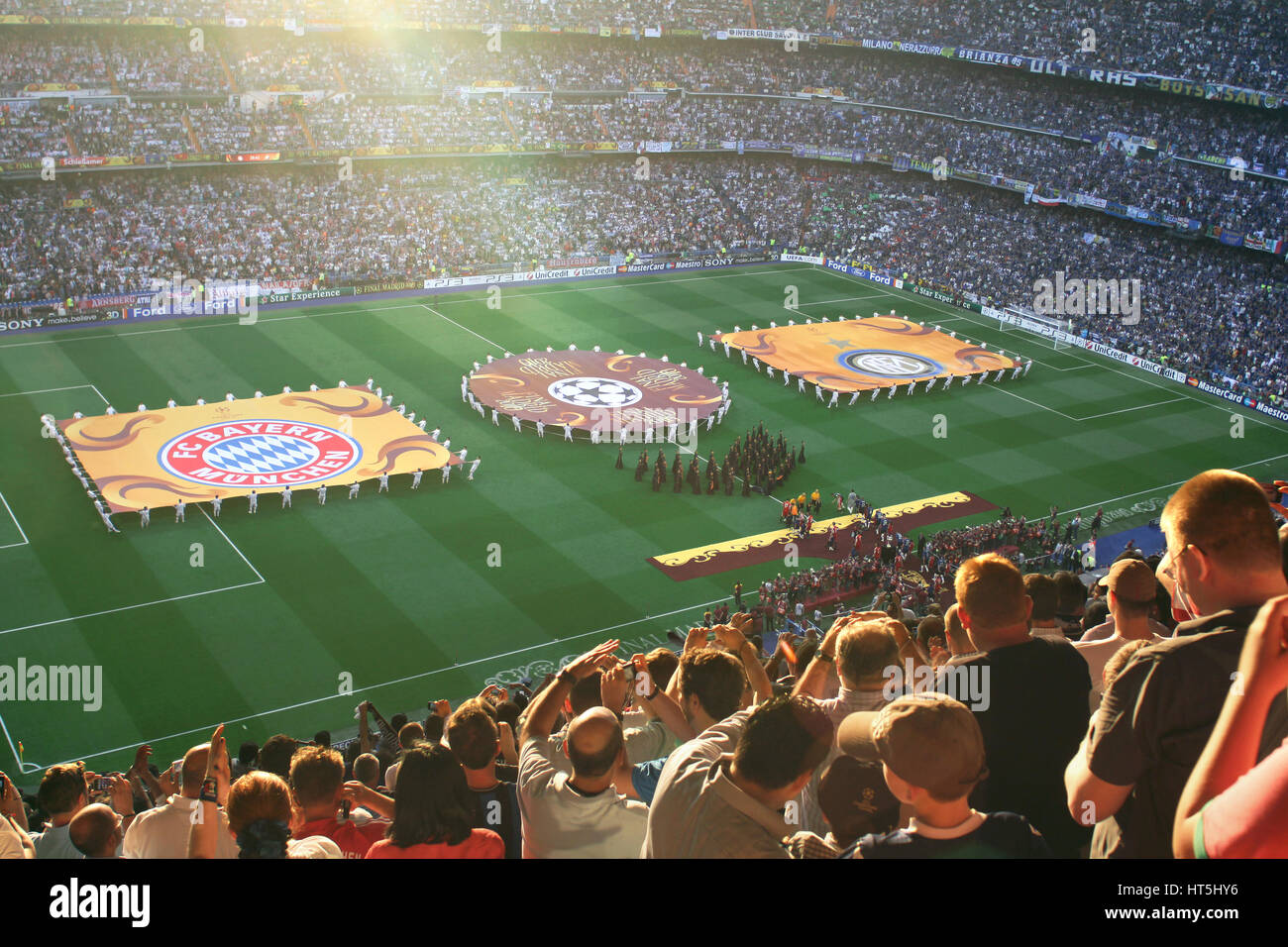 UEFA Champions League Final, Santiago Bernabéu Stadium, Madrid, Spain. 22nd  May, 2010 Stock Photo - Alamy