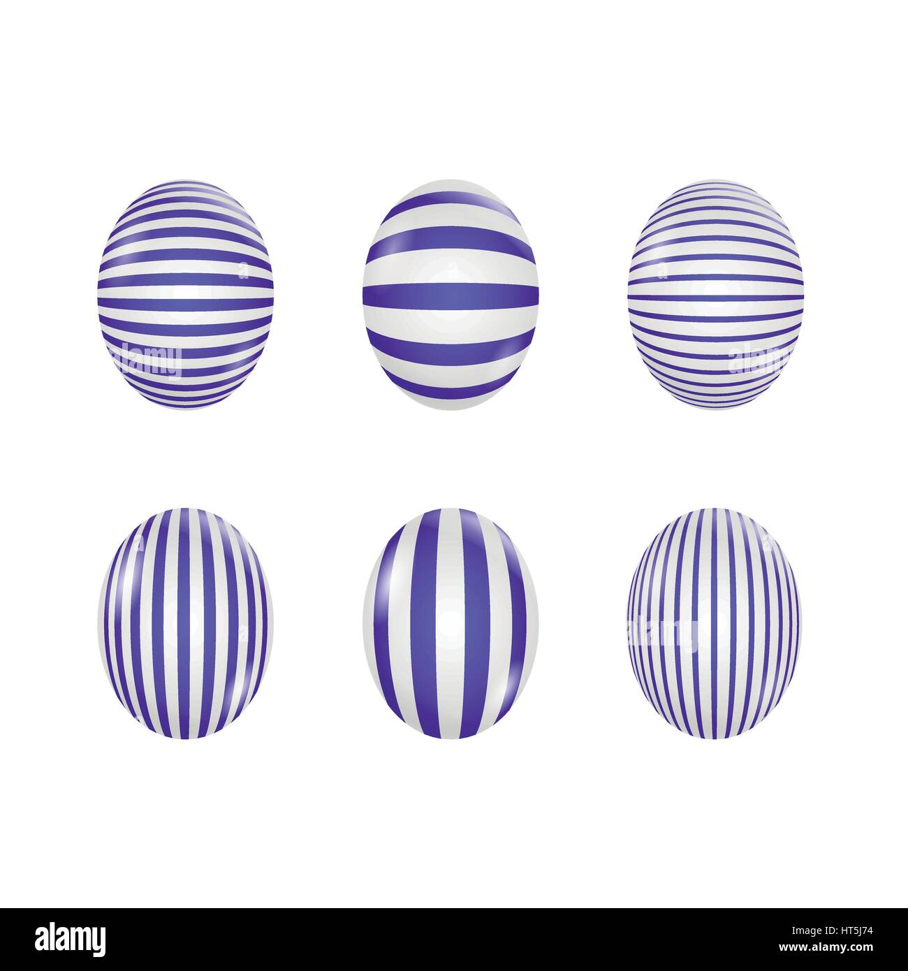 Easter eggs set Stock Vector Image & Art - Alamy