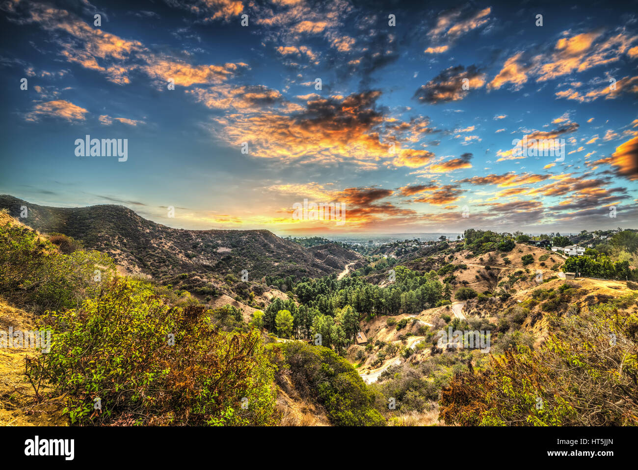 Bronson canyon in Los Angeles, California Stock Photo Alamy