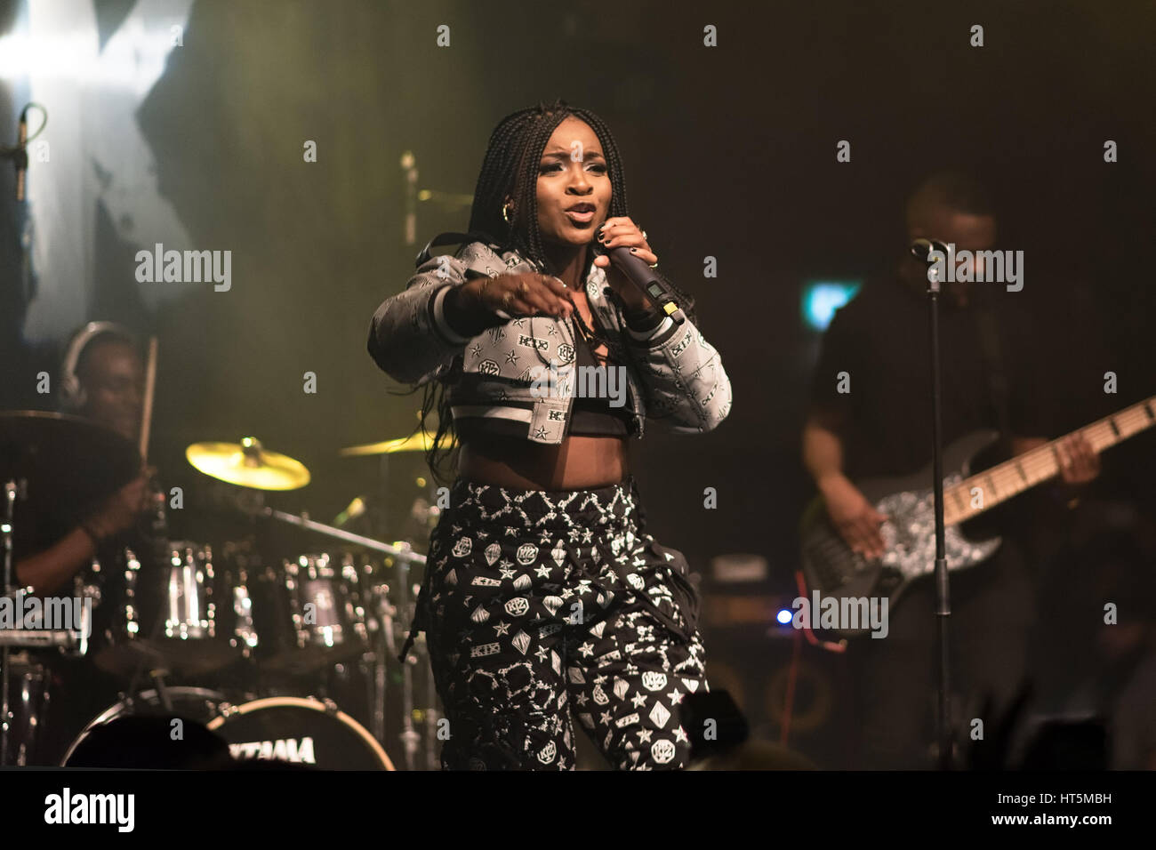 Ray BLK concert at the Village Underground, London Stock Photo