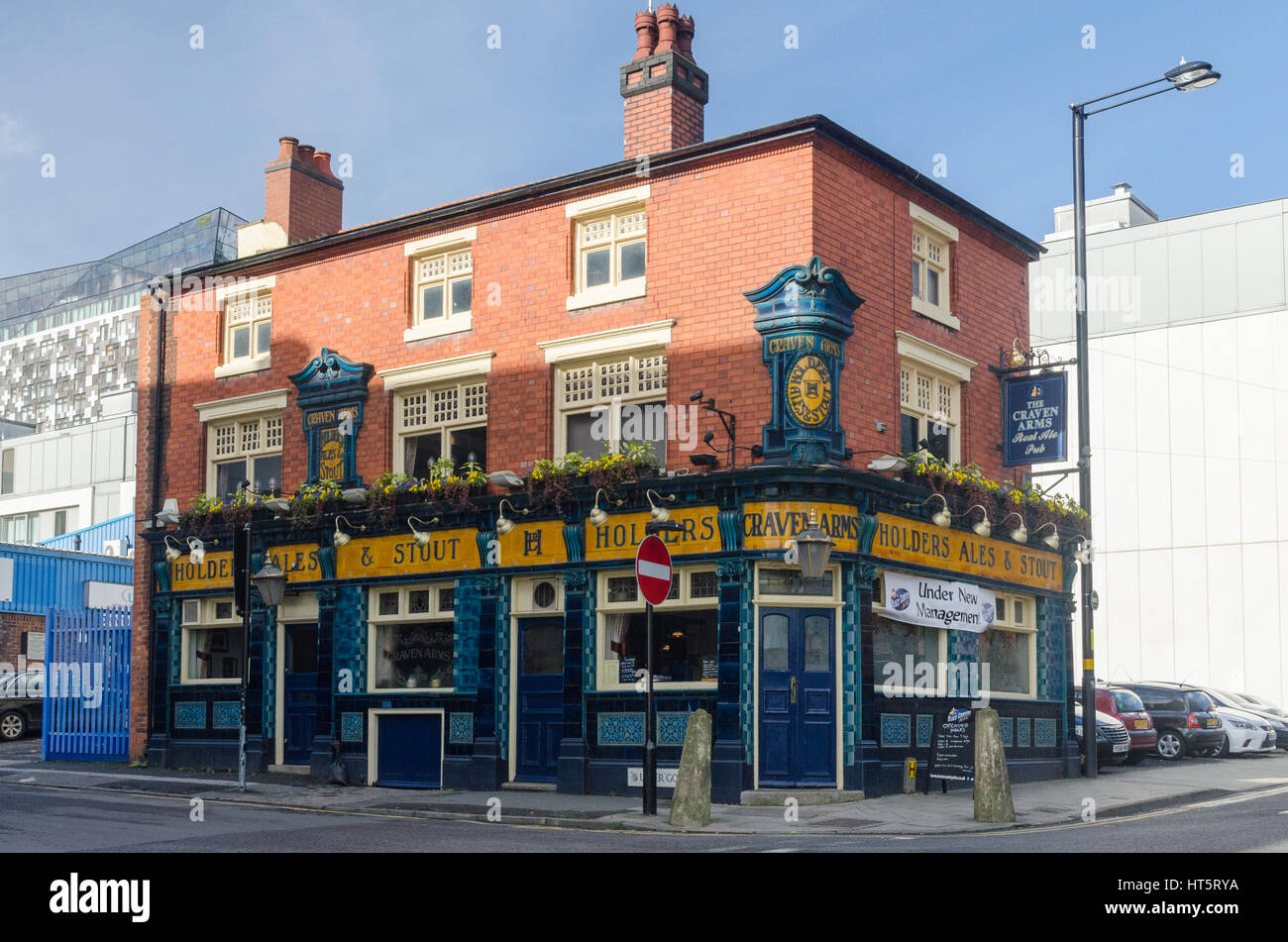 The Craven Arms tradition city centre pub in Birmingham Stock Photo