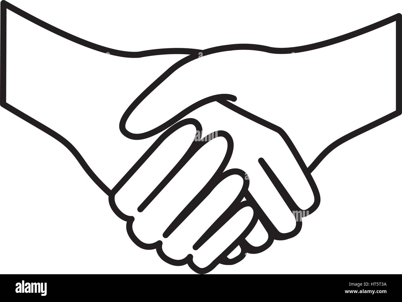 figure handshake sticker icon Stock Vector Image & Art - Alamy