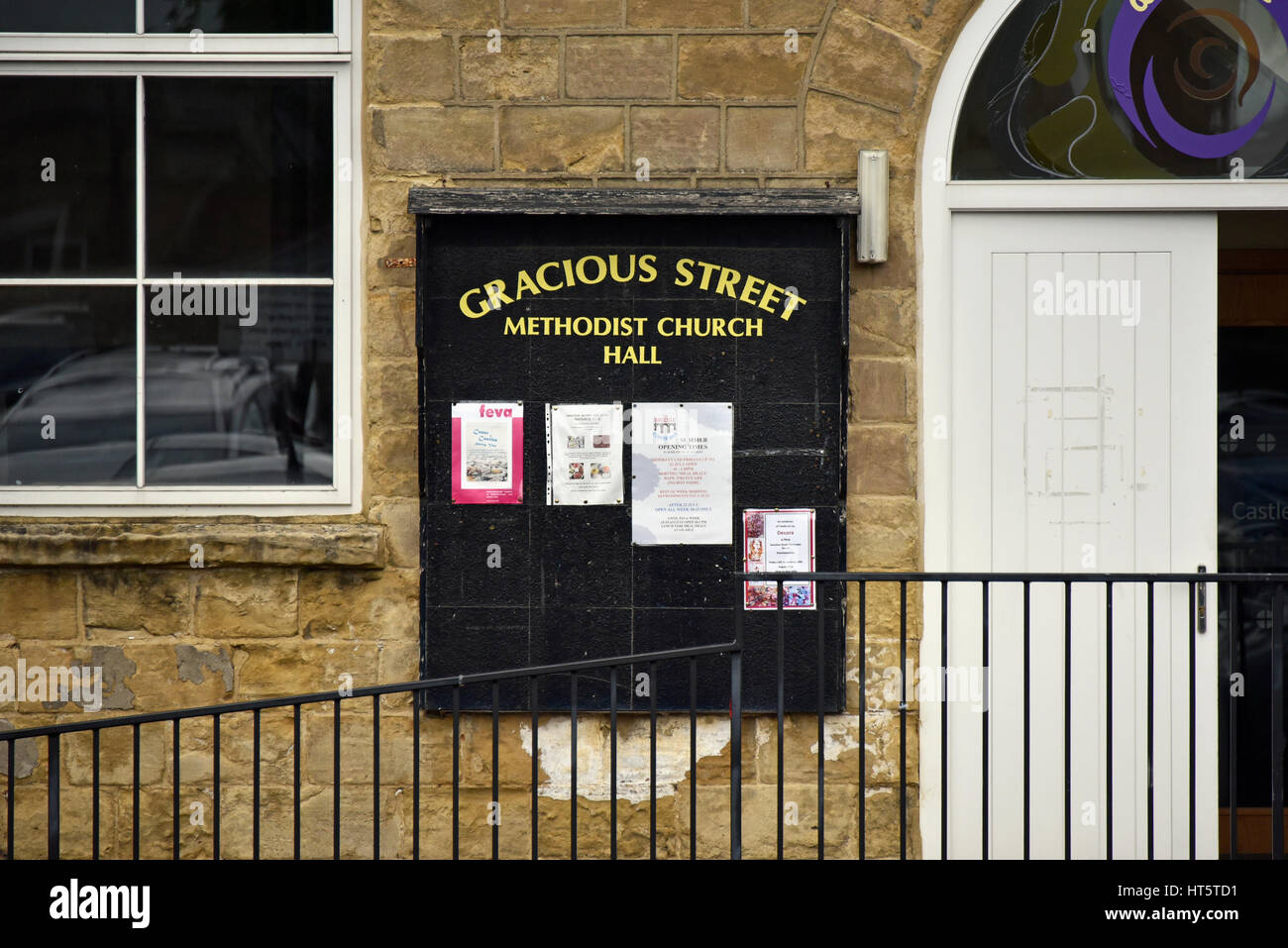 Gracious Street Methodist Church Hall, Knaresborough, North Yorkshire, England, United Kingdom, Europe. Stock Photo