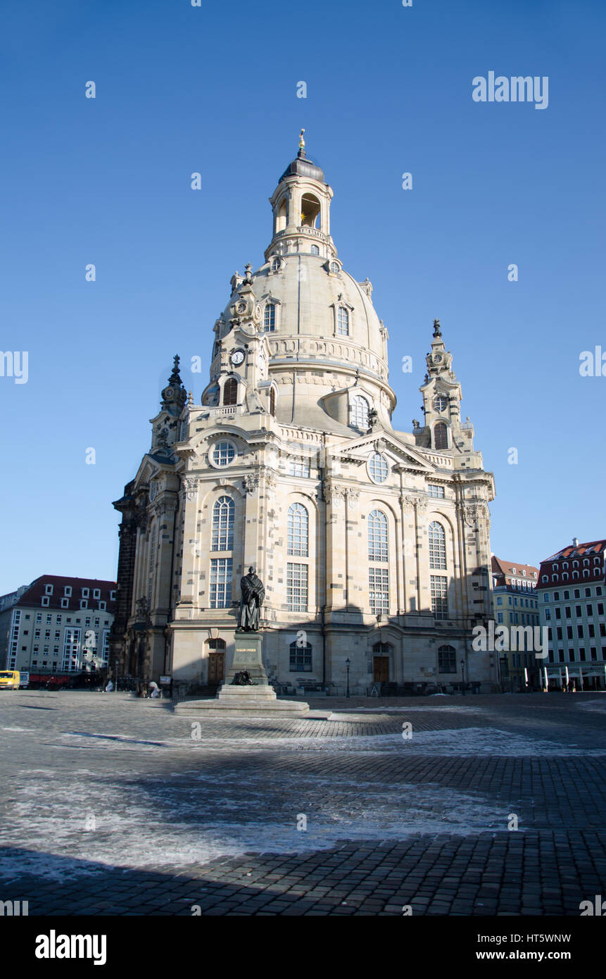 Frauenkirche Dresden Stock Photo
