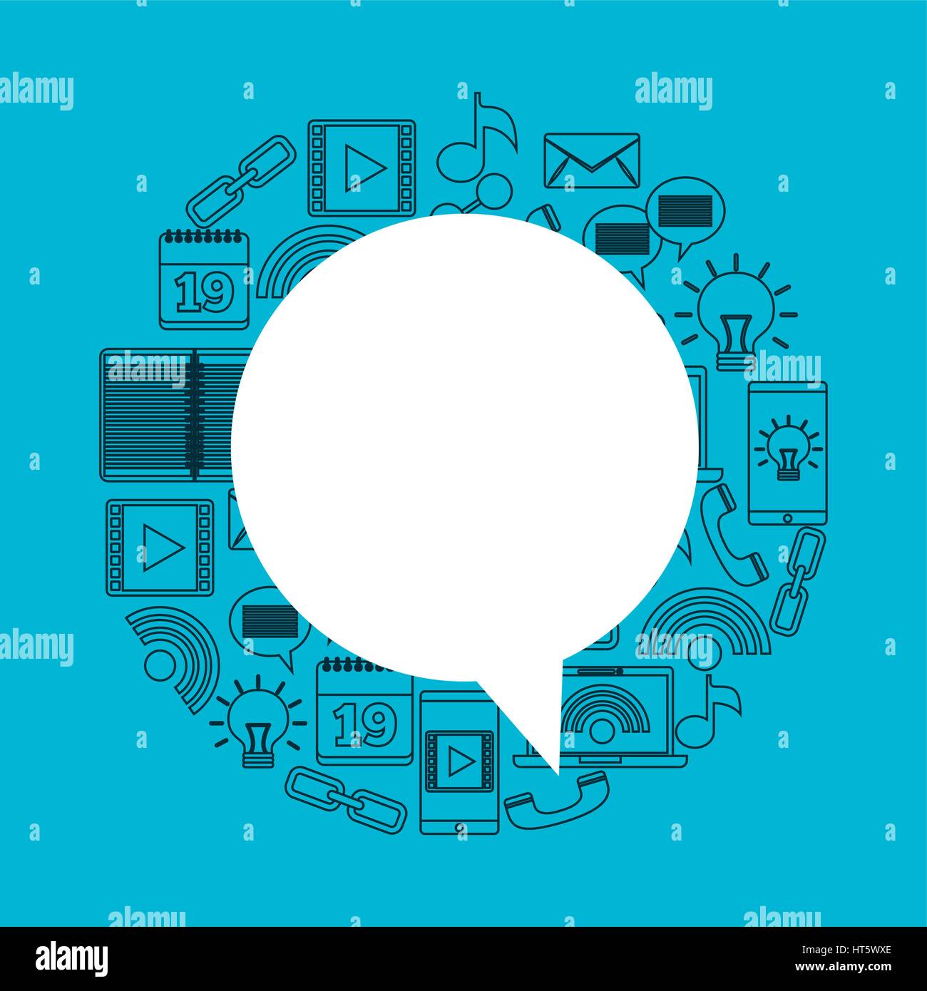 social media network icons Stock Vector Image & Art - Alamy