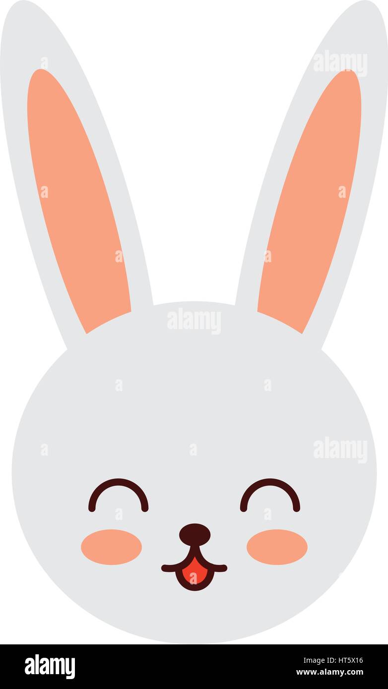 cute rabbit character icon Stock Vector Image & Art - Alamy
