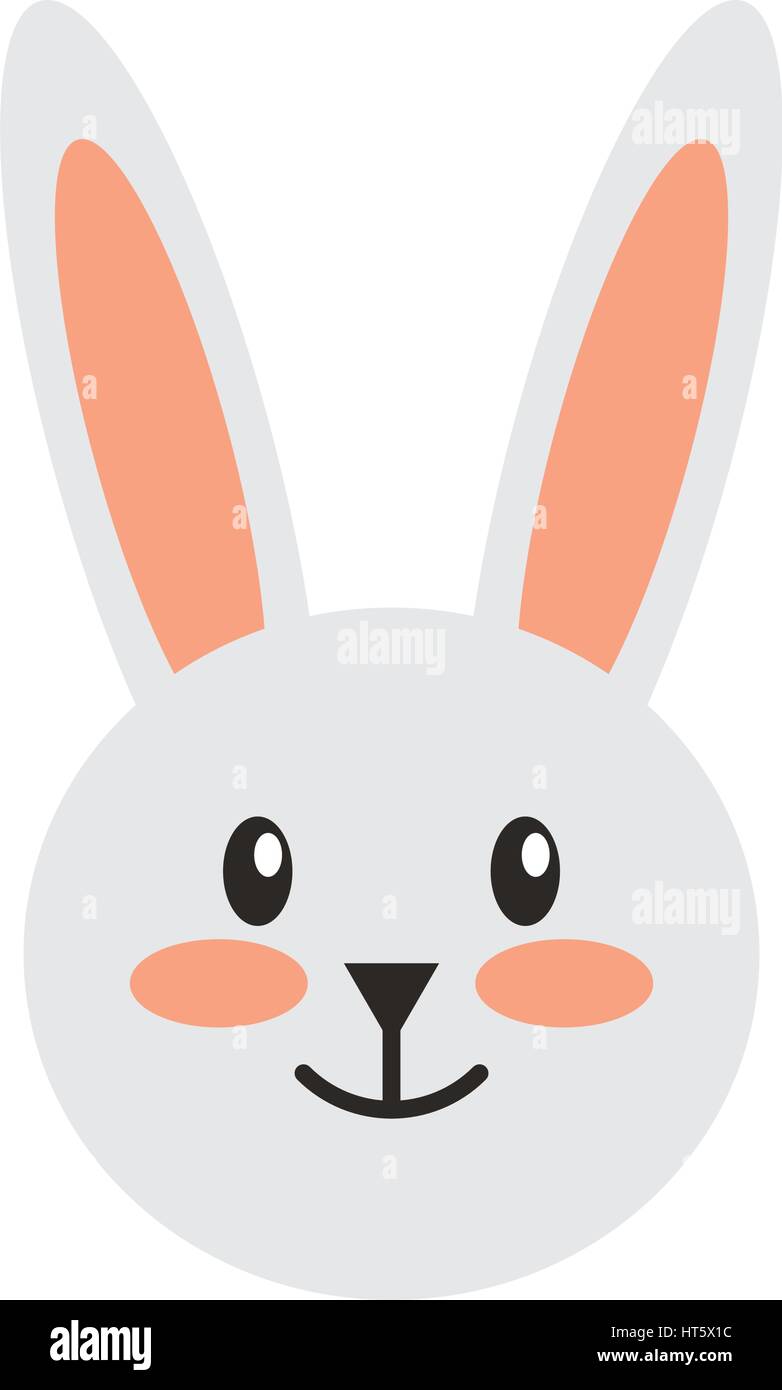 cute rabbit character icon Stock Vector Image & Art - Alamy