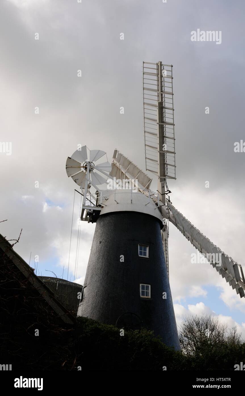 Windmill, Swaffham Prior, Cambridgeshire Stock Photo