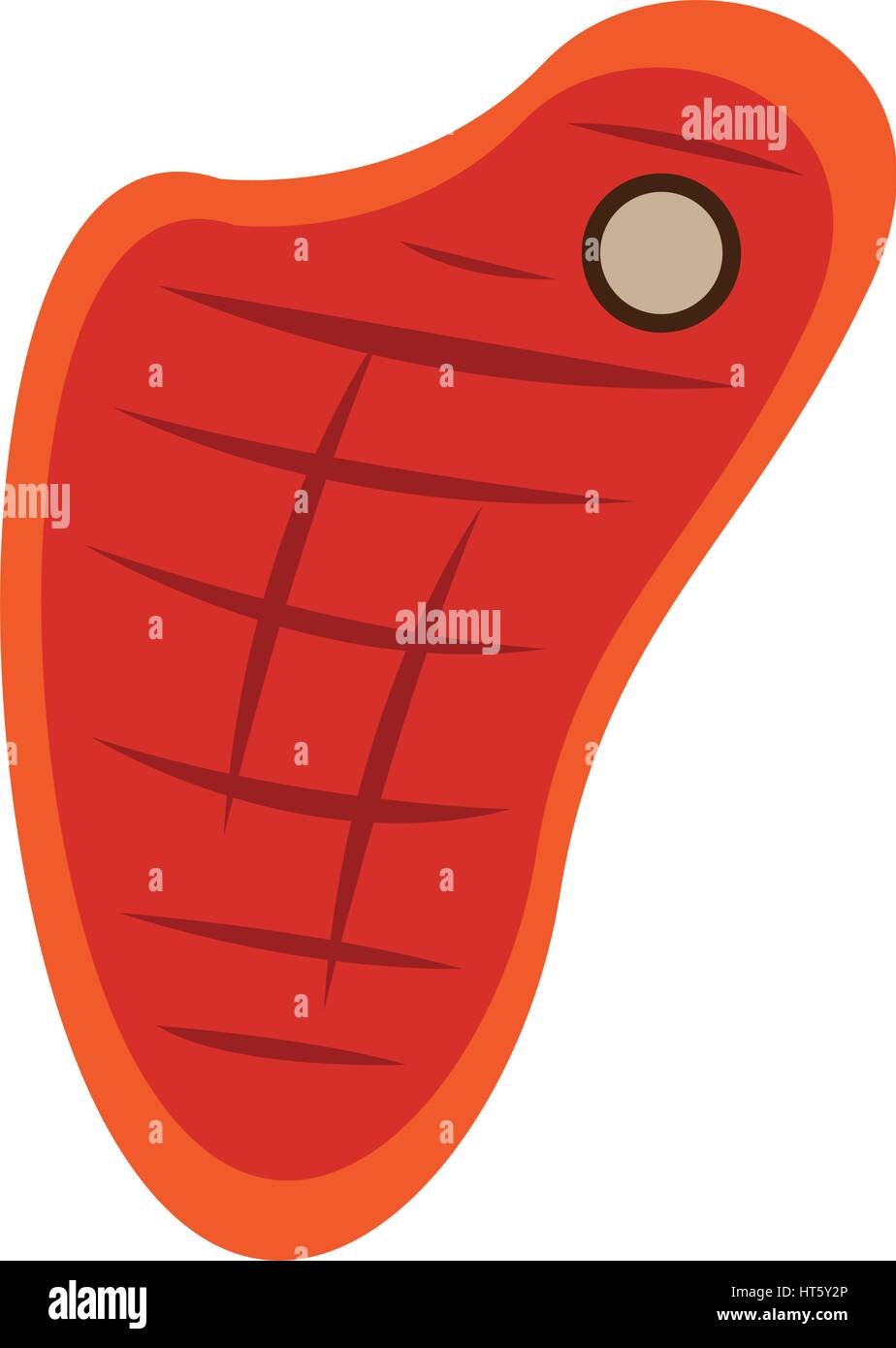 Meat Object Isolated piece of meat Stock Vector Image & Art - Alamy
