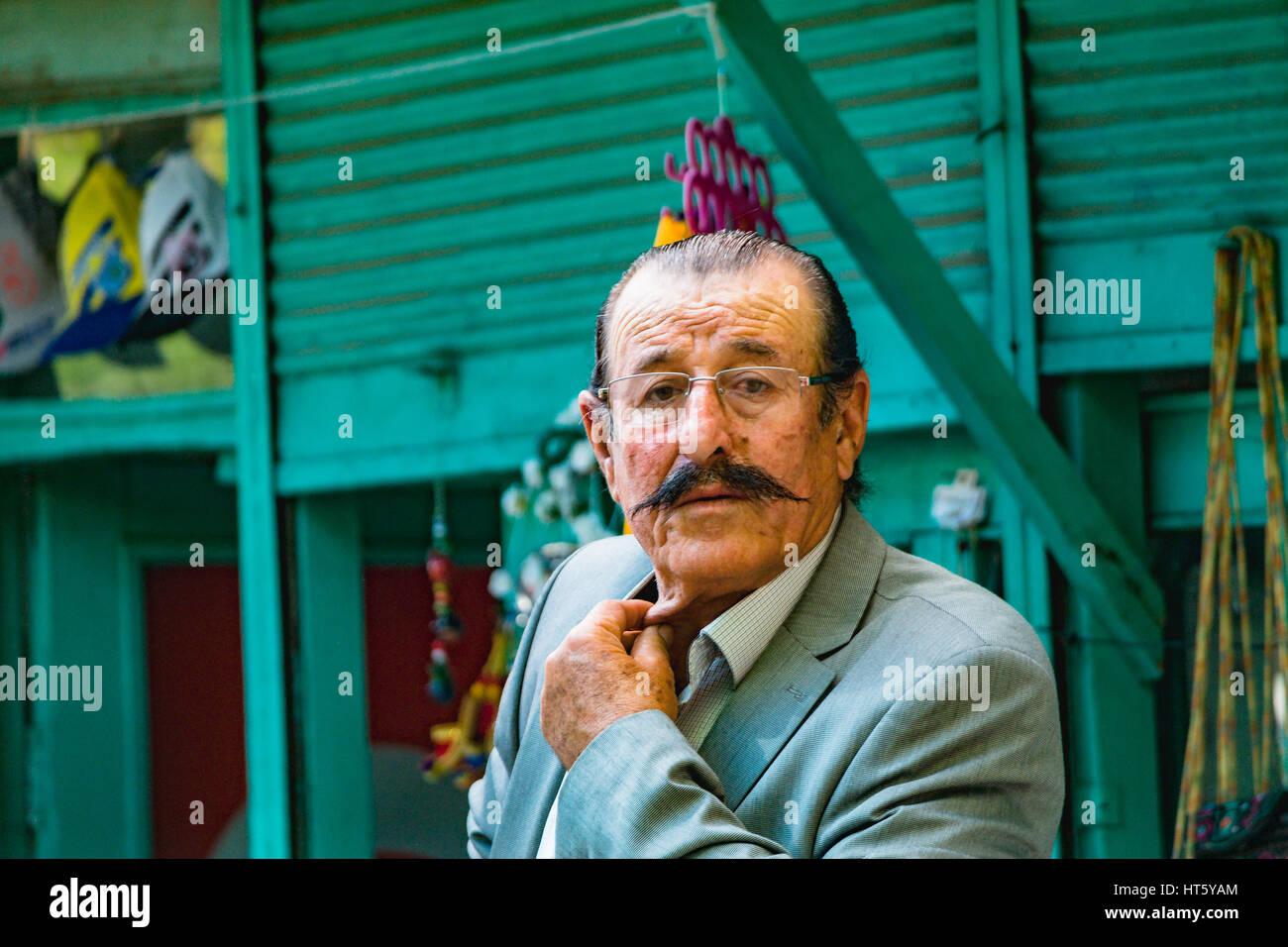 old turkish man local Stock Photo