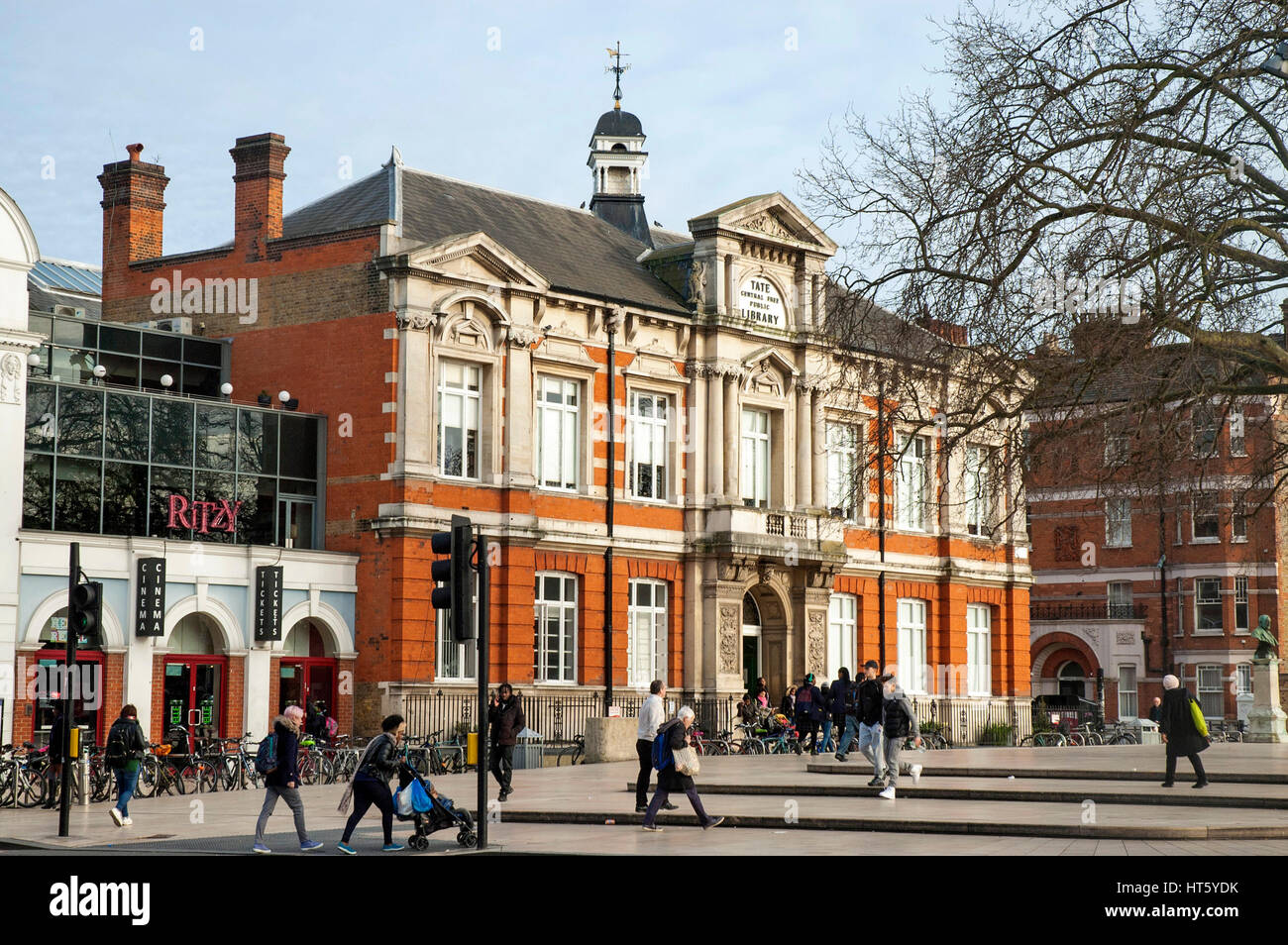London, UK, 07/03/2017 Brixton library in Lambeth in the Tate central