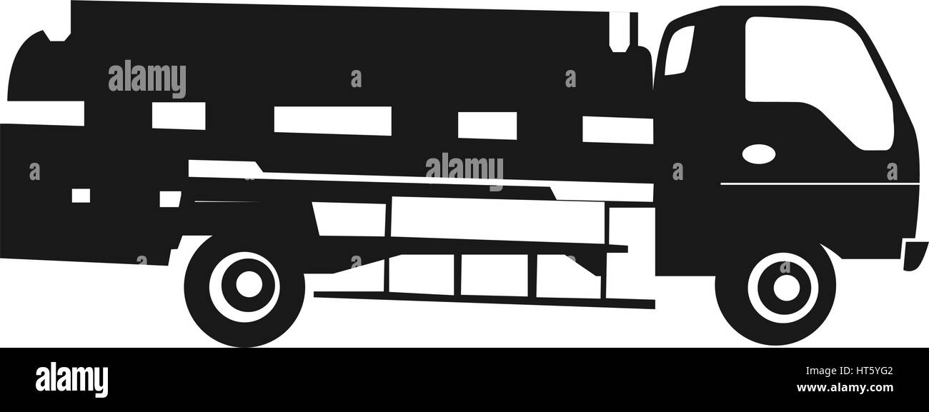 Isolated oil truck Stock Vector Image & Art - Alamy