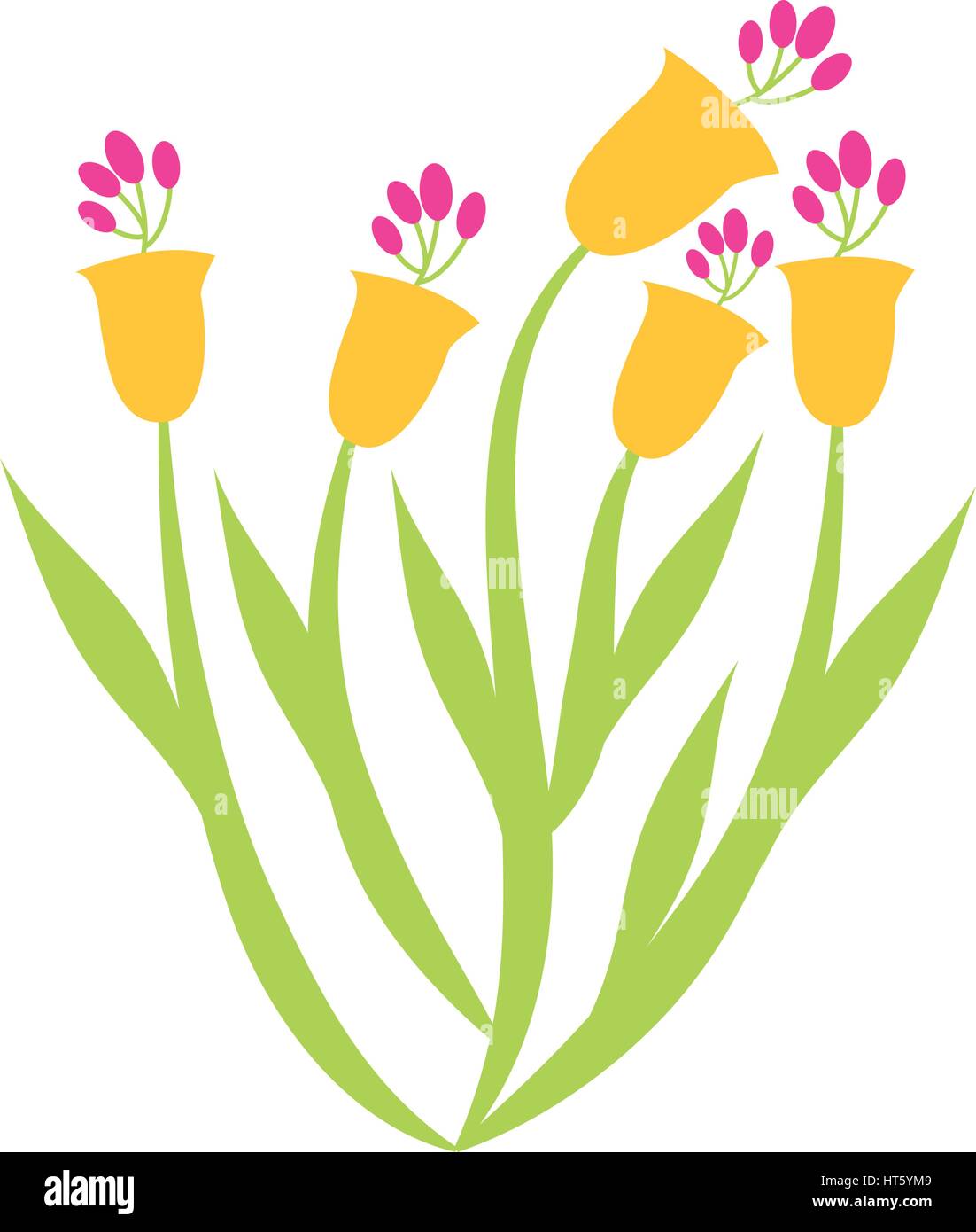 cute flower garden isolated icon Stock Vector Image & Art - Alamy