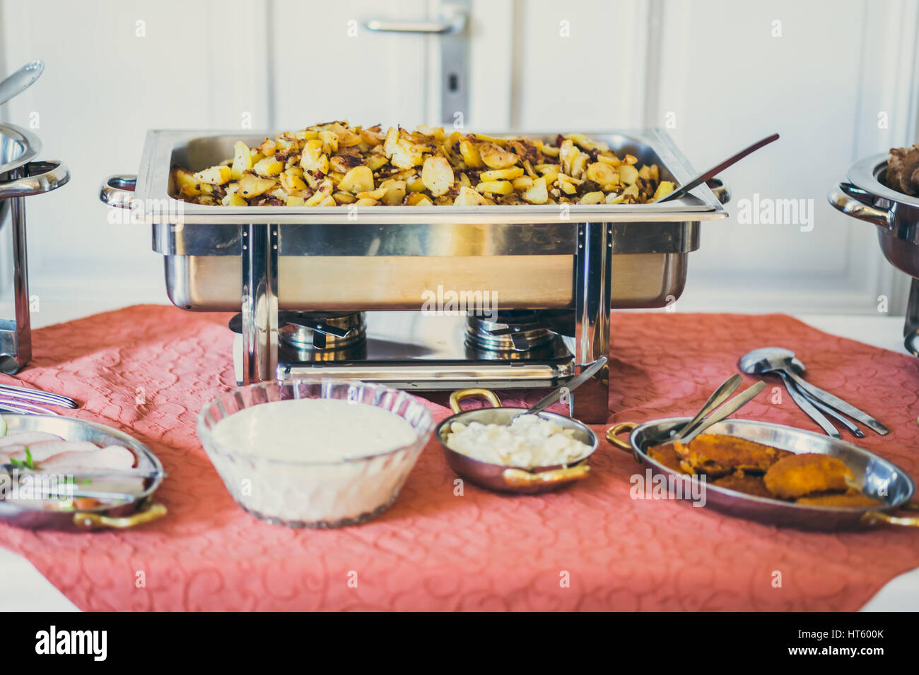 Lunch dinner potato Stock Photo - Alamy