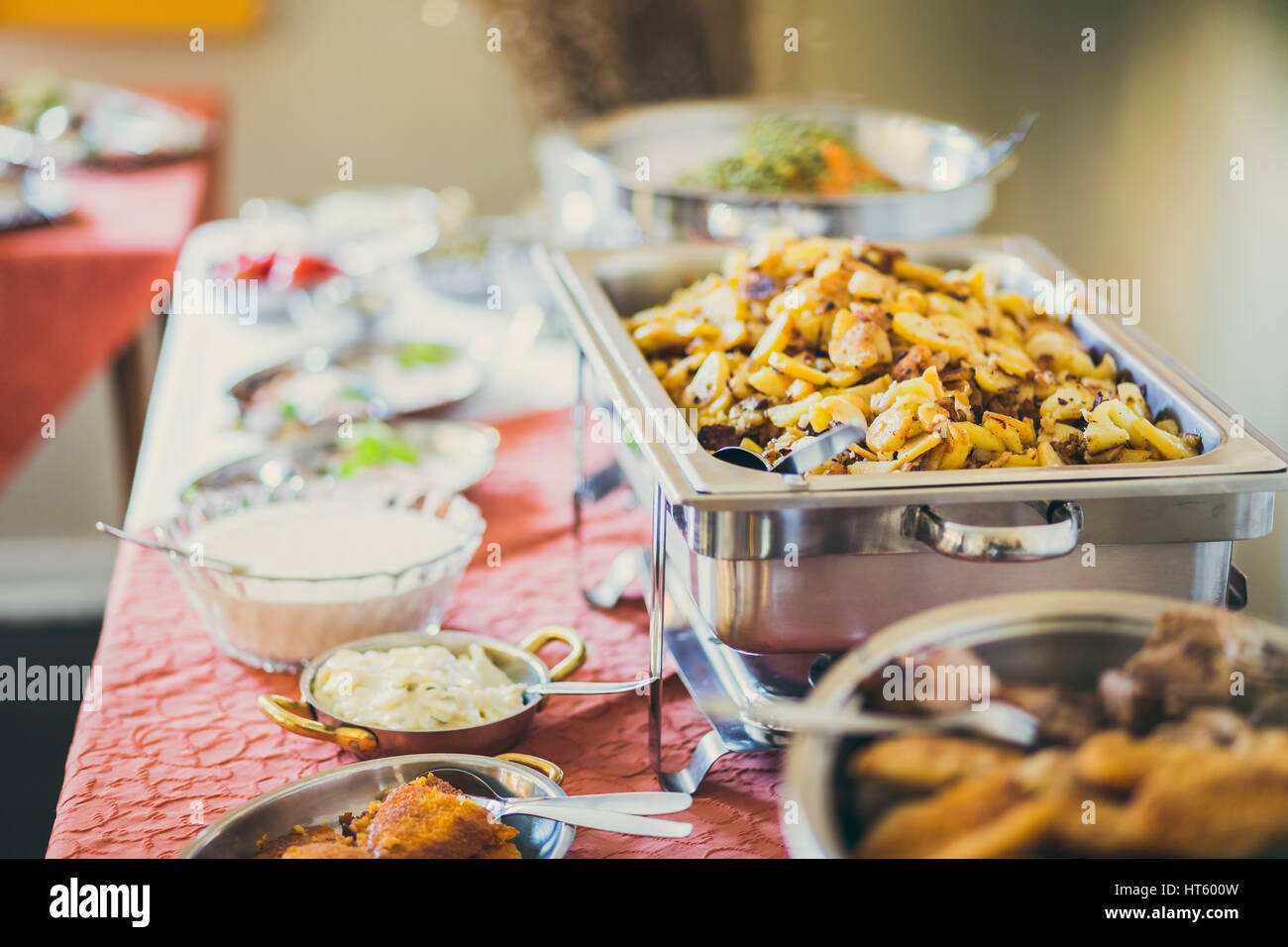 Lunch dinner potato Stock Photo - Alamy