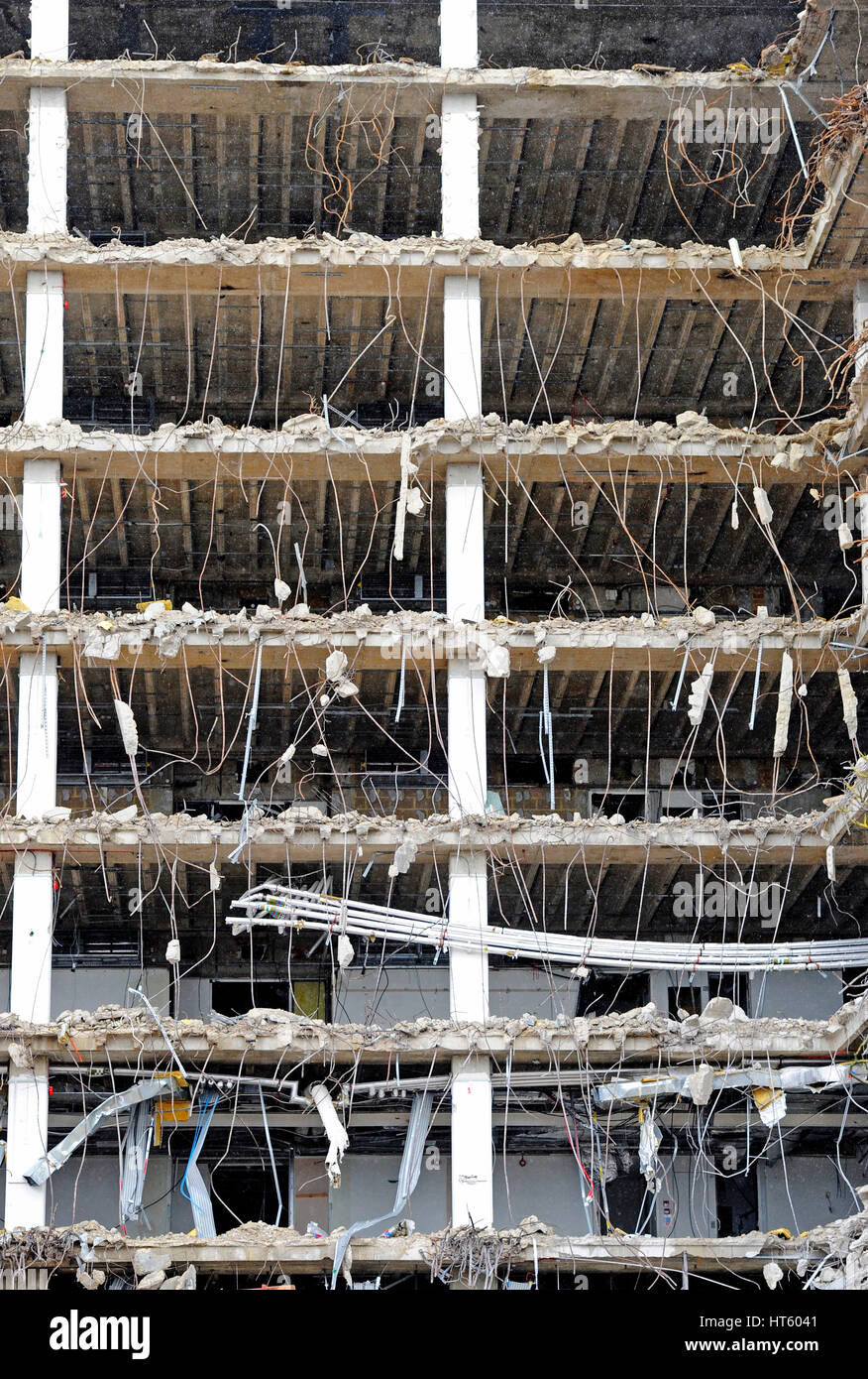 Demolition of the old American Express Europe headquarters offices in ...