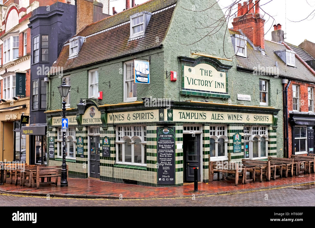 The Victory Inn pub in Brighton UK Stock Photo Alamy