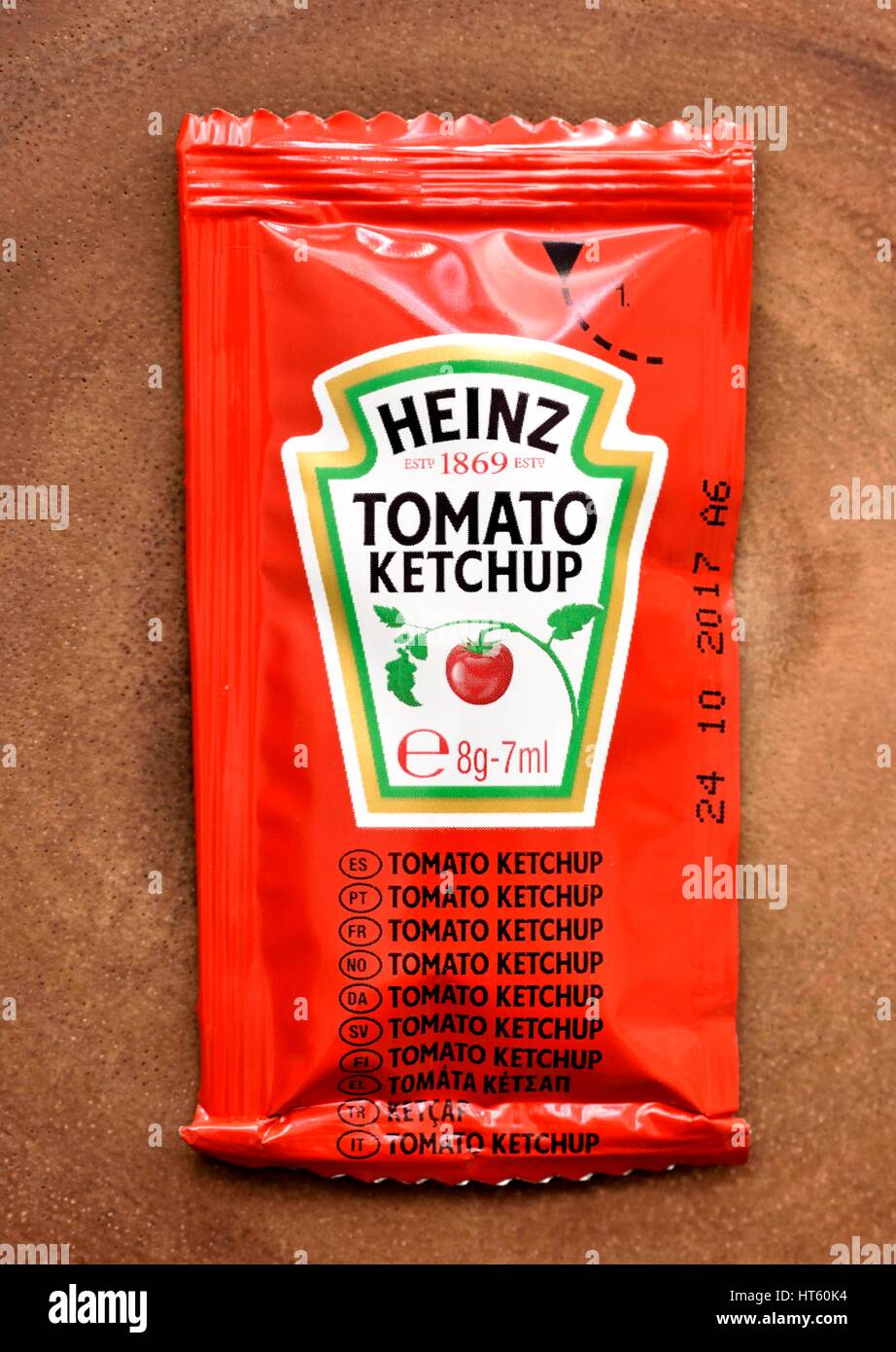 Heinz tomato ketchup Stock Photo
