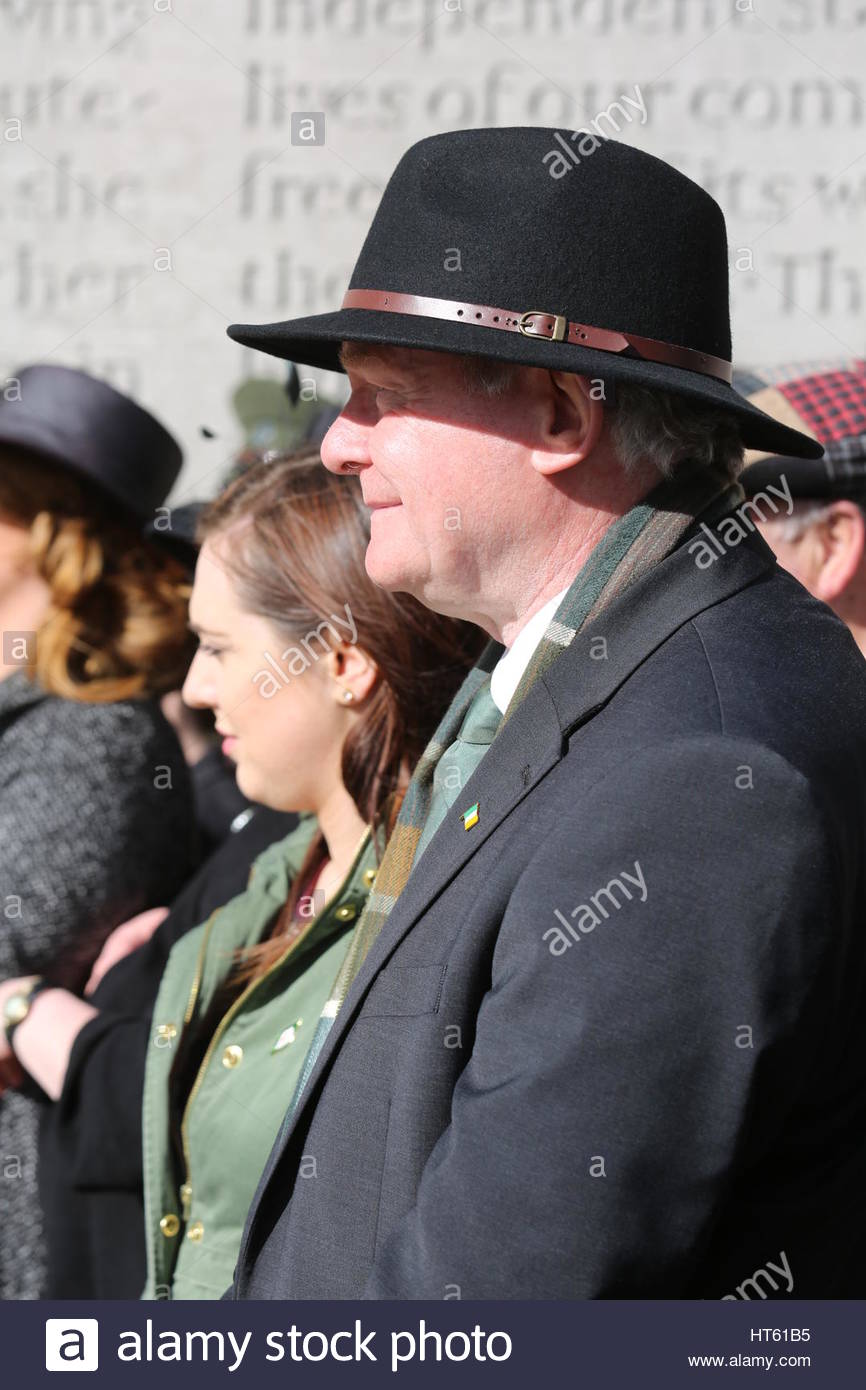 Martin McGuinness at the 1916 centenary celebrations in Arbour Hill Dublin Stock Photo
