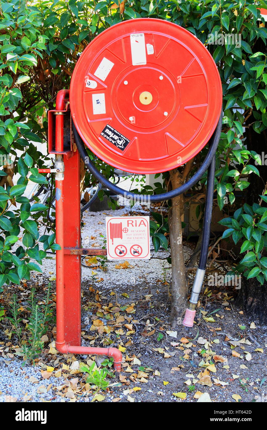 Nozzle fire hose reel hi-res stock photography and images - Alamy