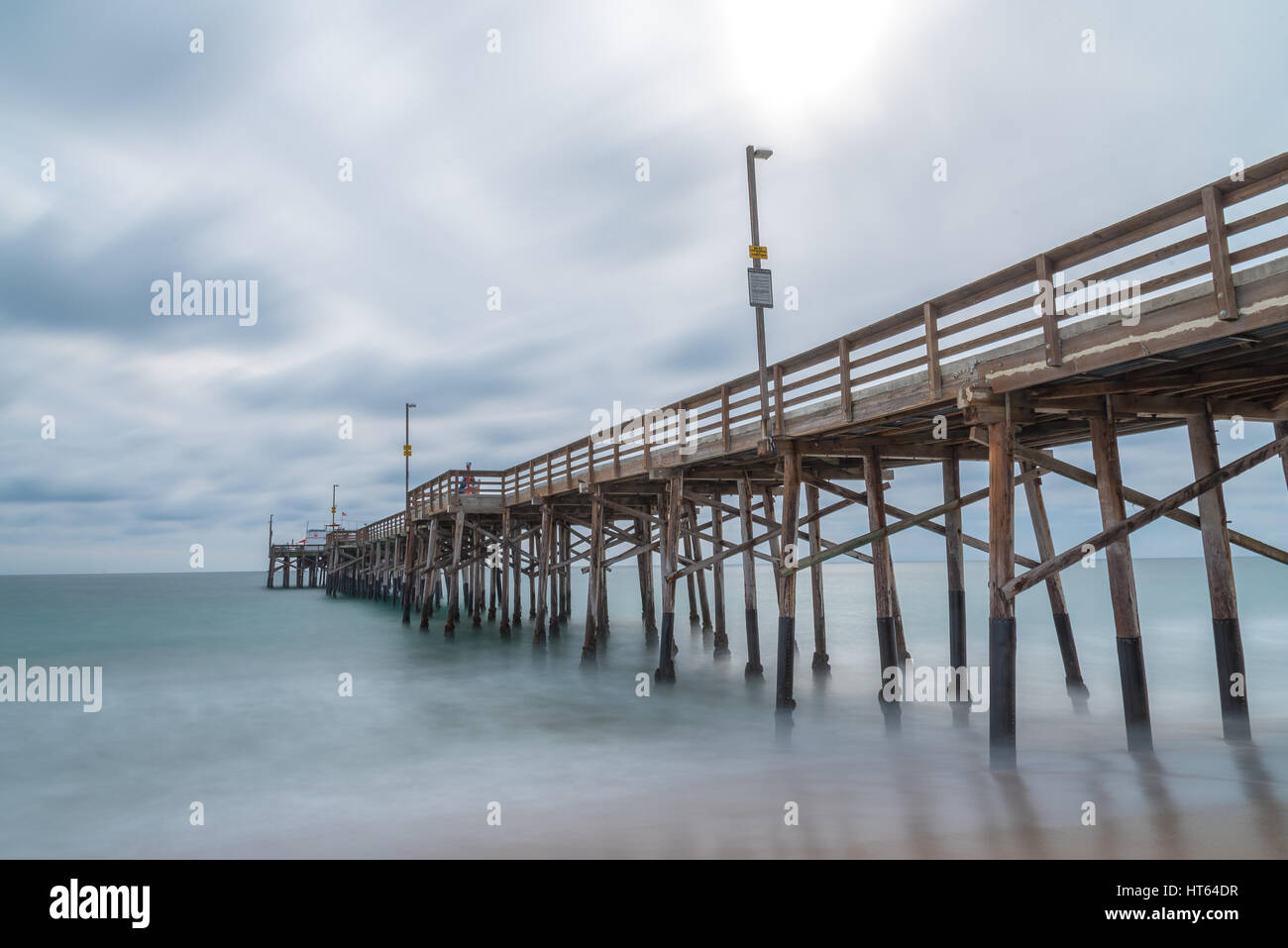 Piers and Southern California Beaches Stock Photo - Alamy