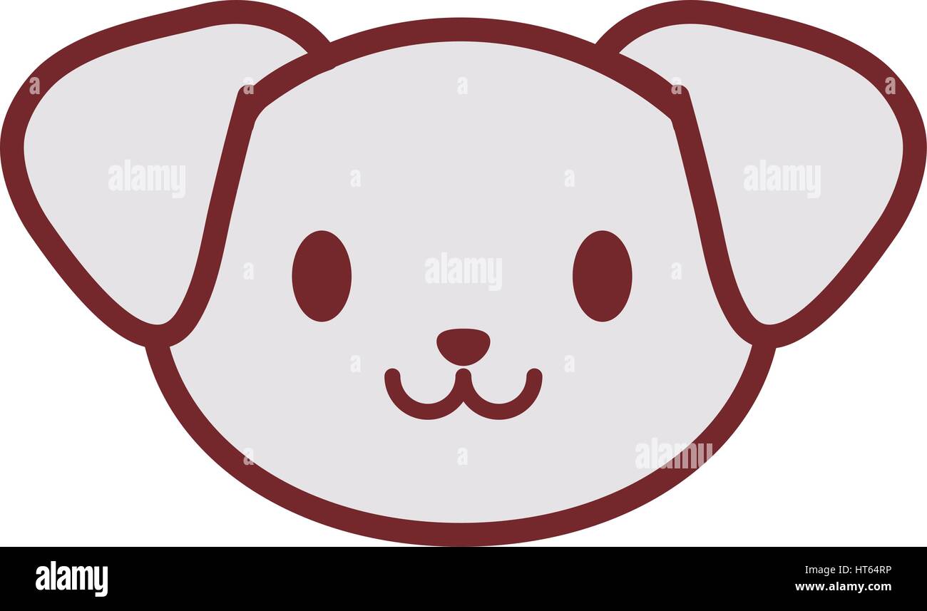 cute puppy face image Stock Vector Image & Art - Alamy