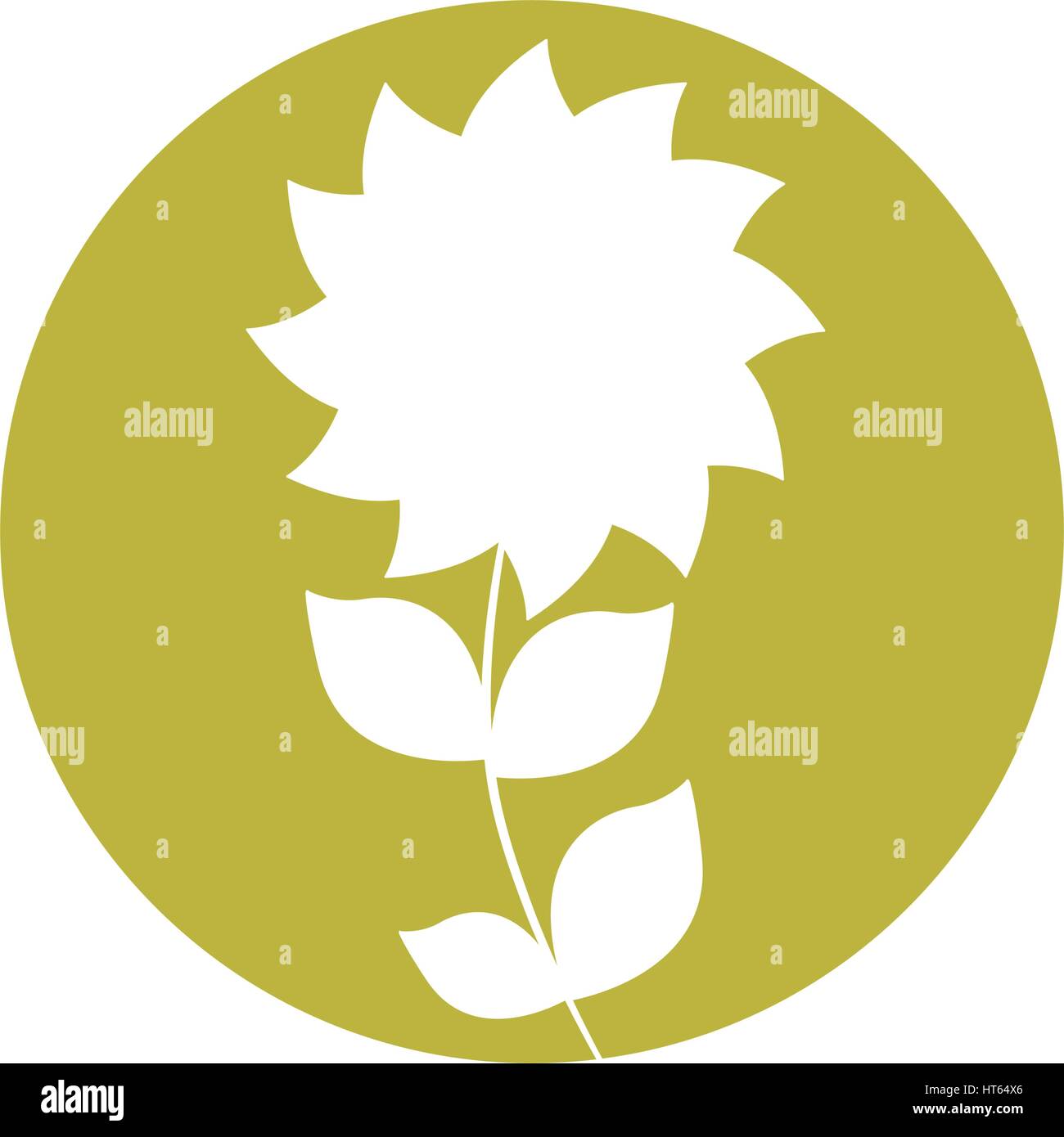 flower natural design icon Stock Vector Image & Art - Alamy