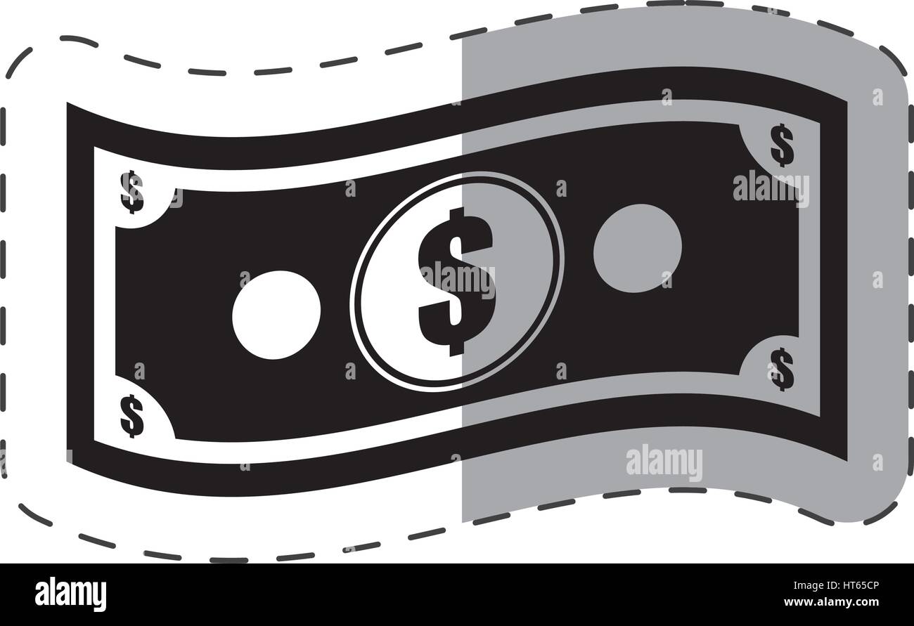 dollar money paper icon Stock Vector Image & Art - Alamy