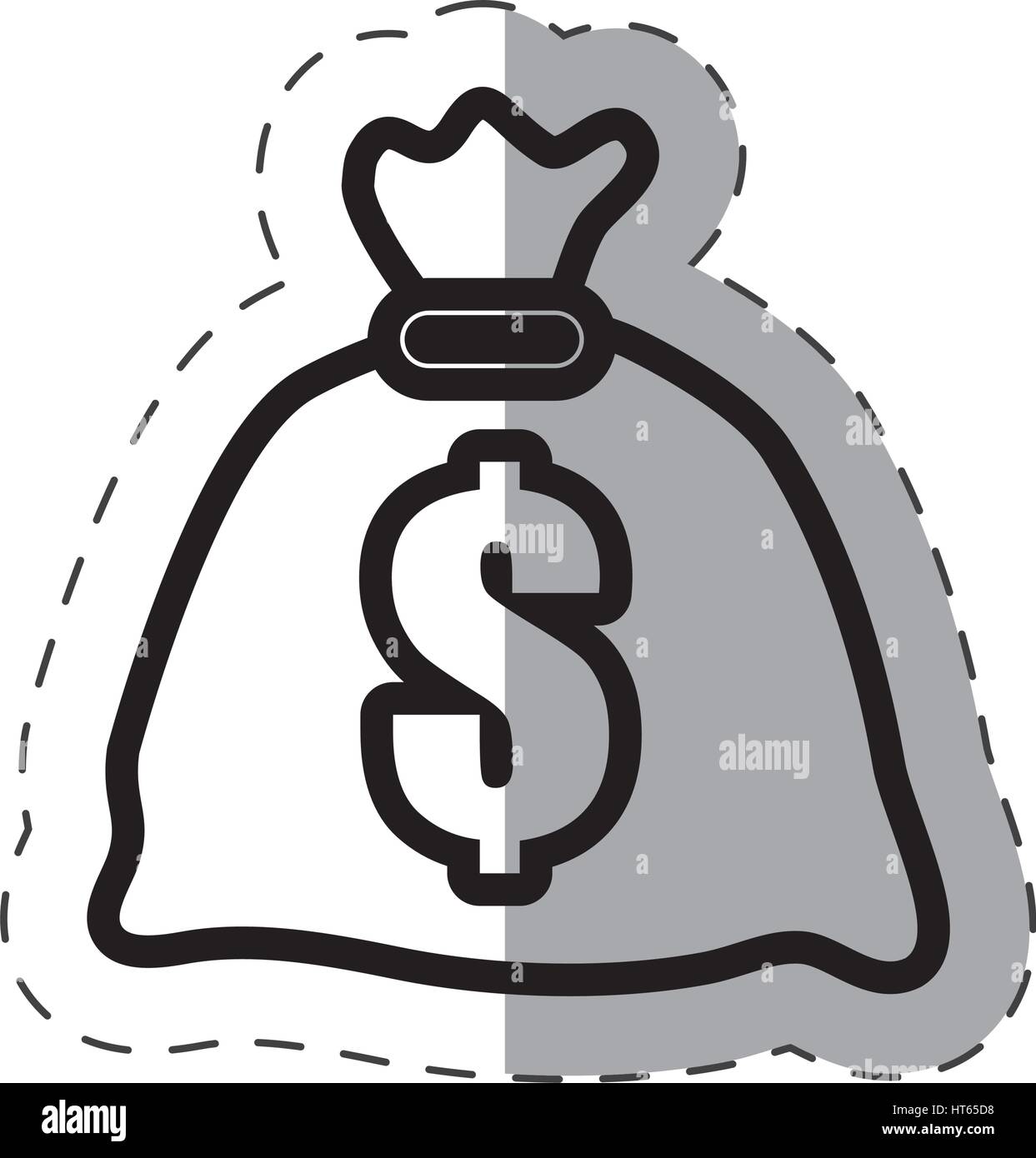 bag money dollar bank Stock Vector Image & Art - Alamy