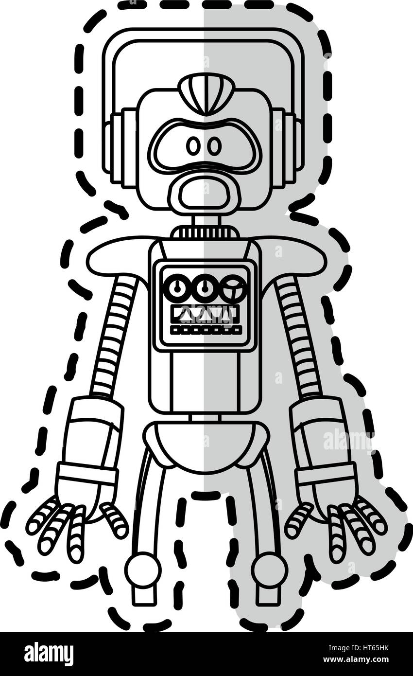 robot technology icon image Stock Vector Image & Art - Alamy