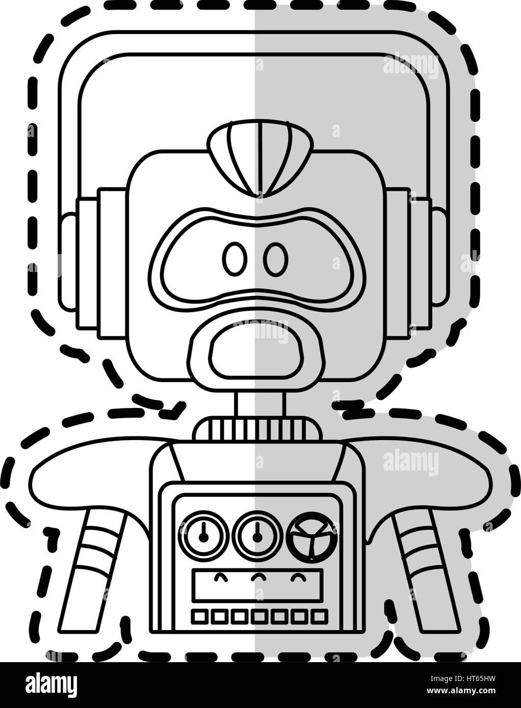 robot technology icon image Stock Vector Image & Art - Alamy