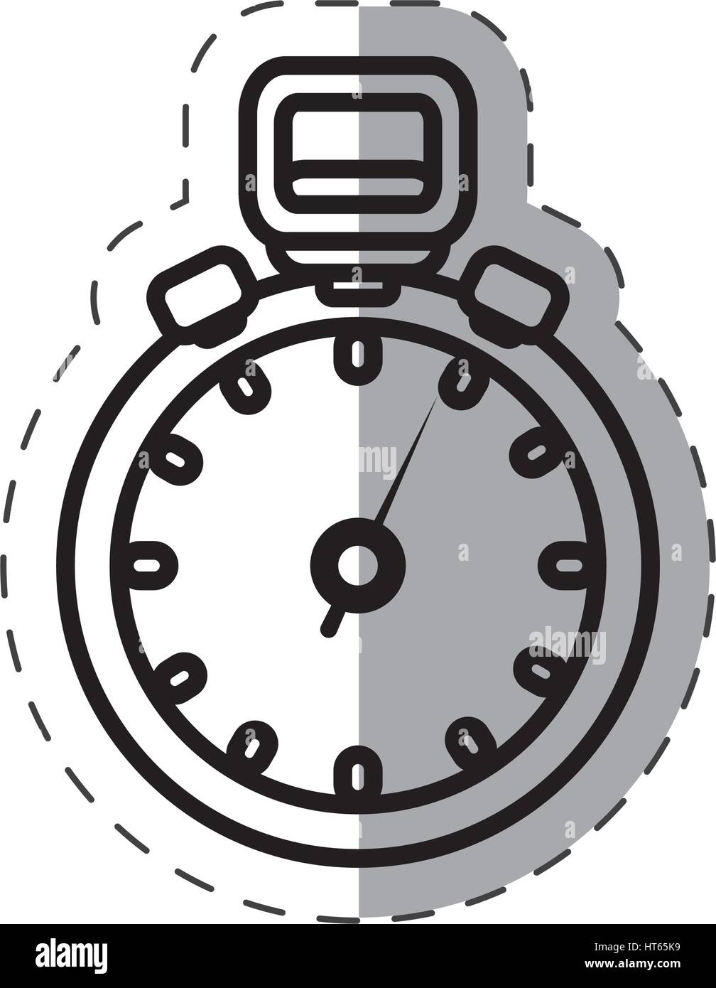 chronometer watch sport cut line Stock Vector Image & Art - Alamy