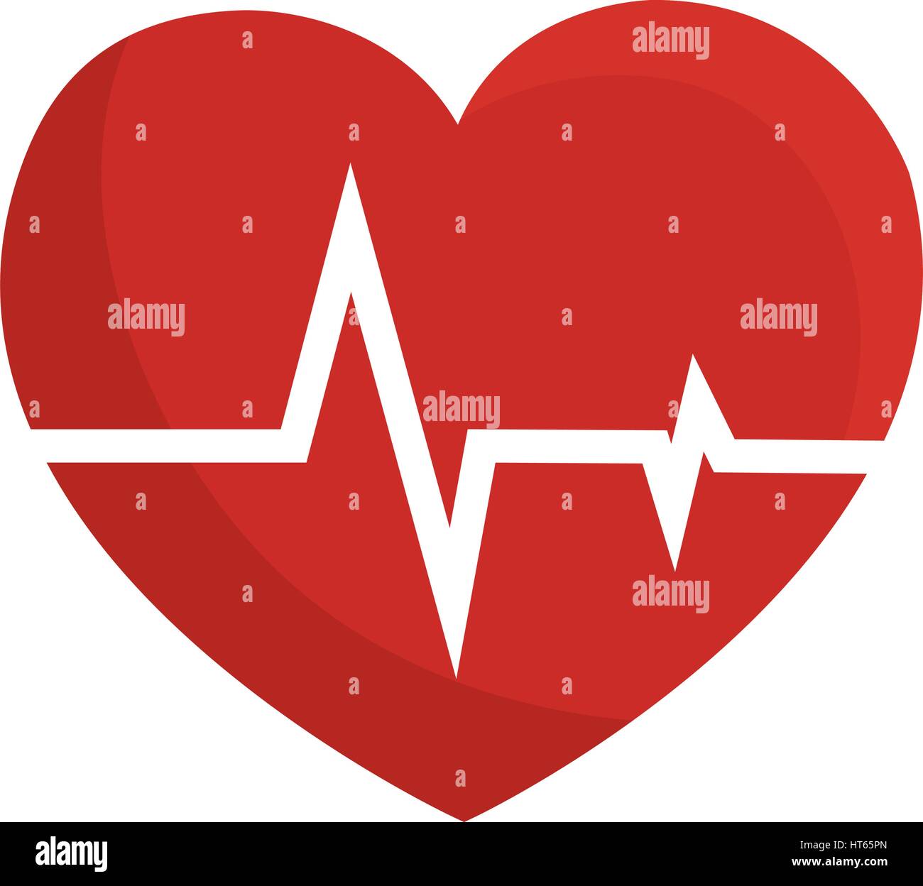 big red heartbeat blood donation Stock Vector Image & Art - Alamy