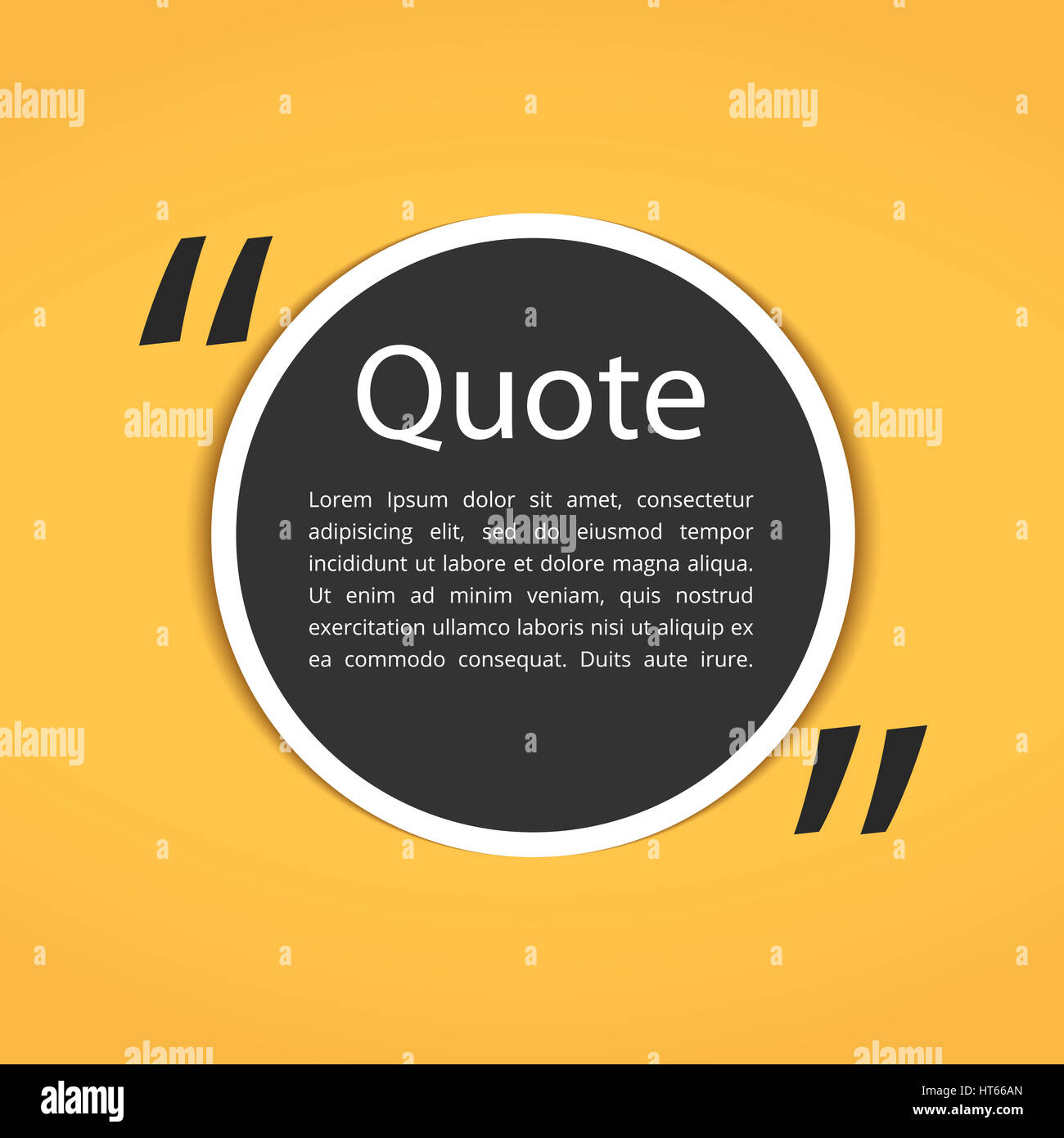 Download Round Paper Sticker For Your Text With Quotes On Yellow Background Stock Photo Alamy Yellowimages Mockups