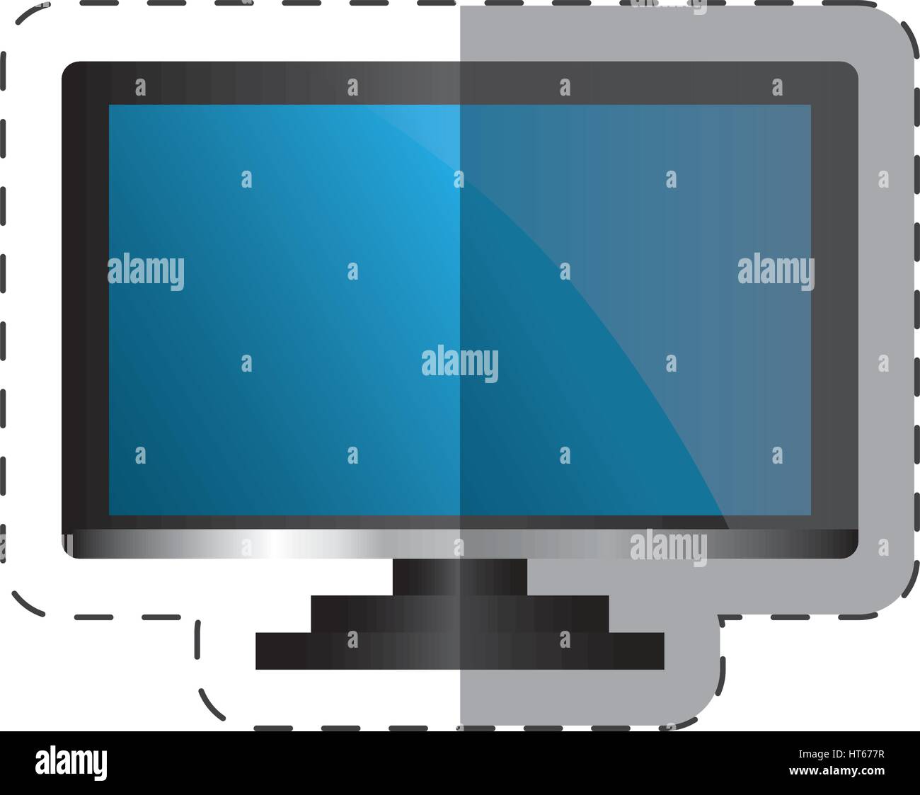 tv appliance home cut line Stock Vector Image & Art Alamy