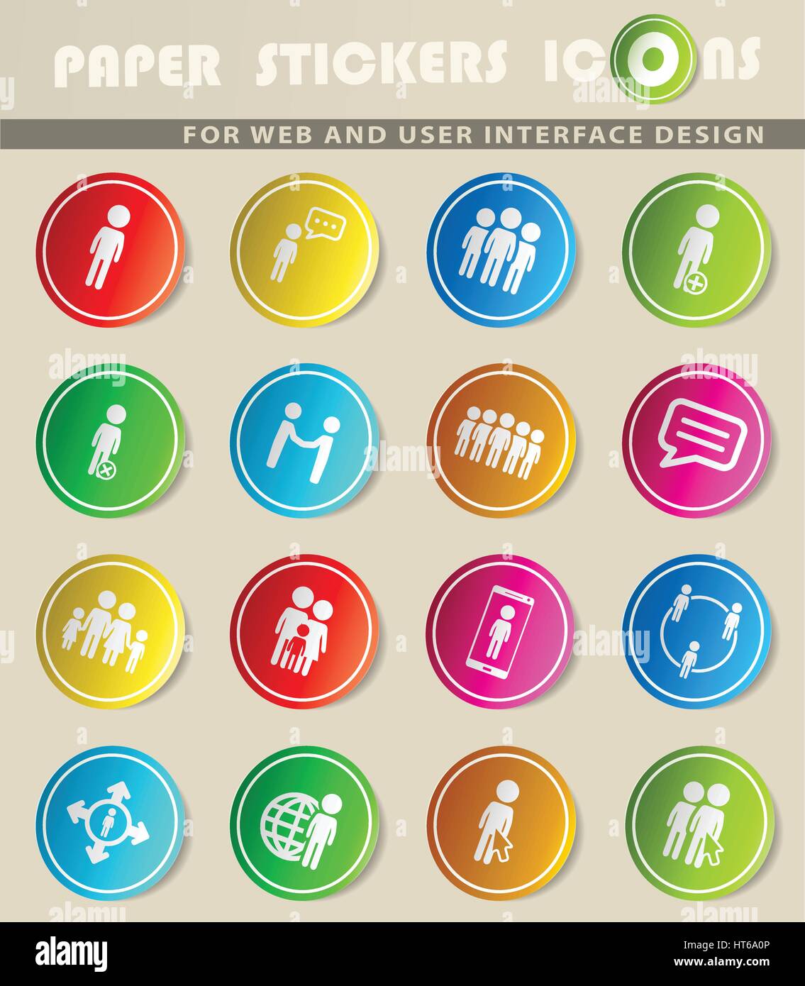 Community simply symbol for web icons and user interface Stock Vector ...