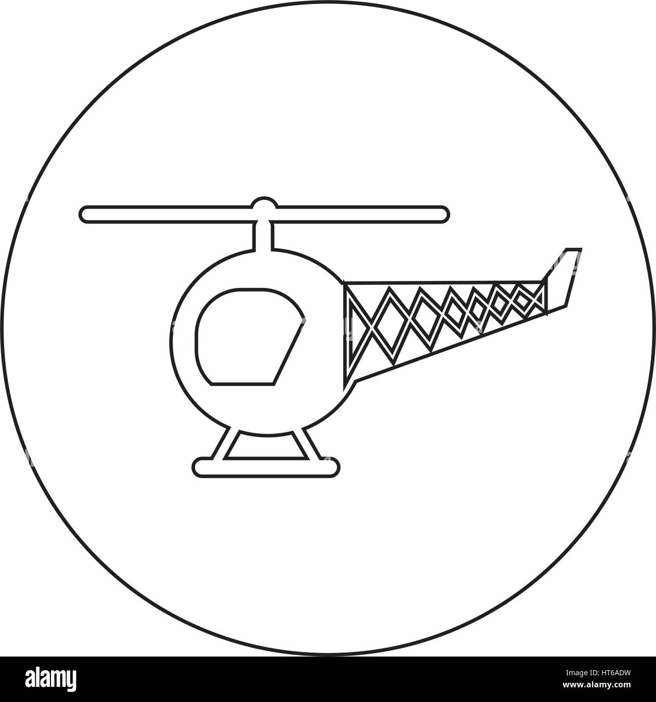 Helicopter fuselage Black and White Stock Photos & Images - Alamy