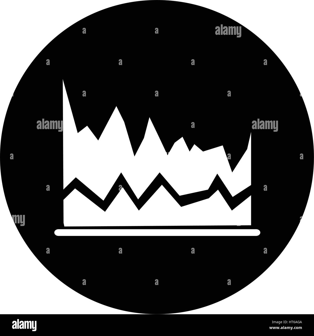 Bar graphs arrow Black and White Stock Photos & Images - Alamy