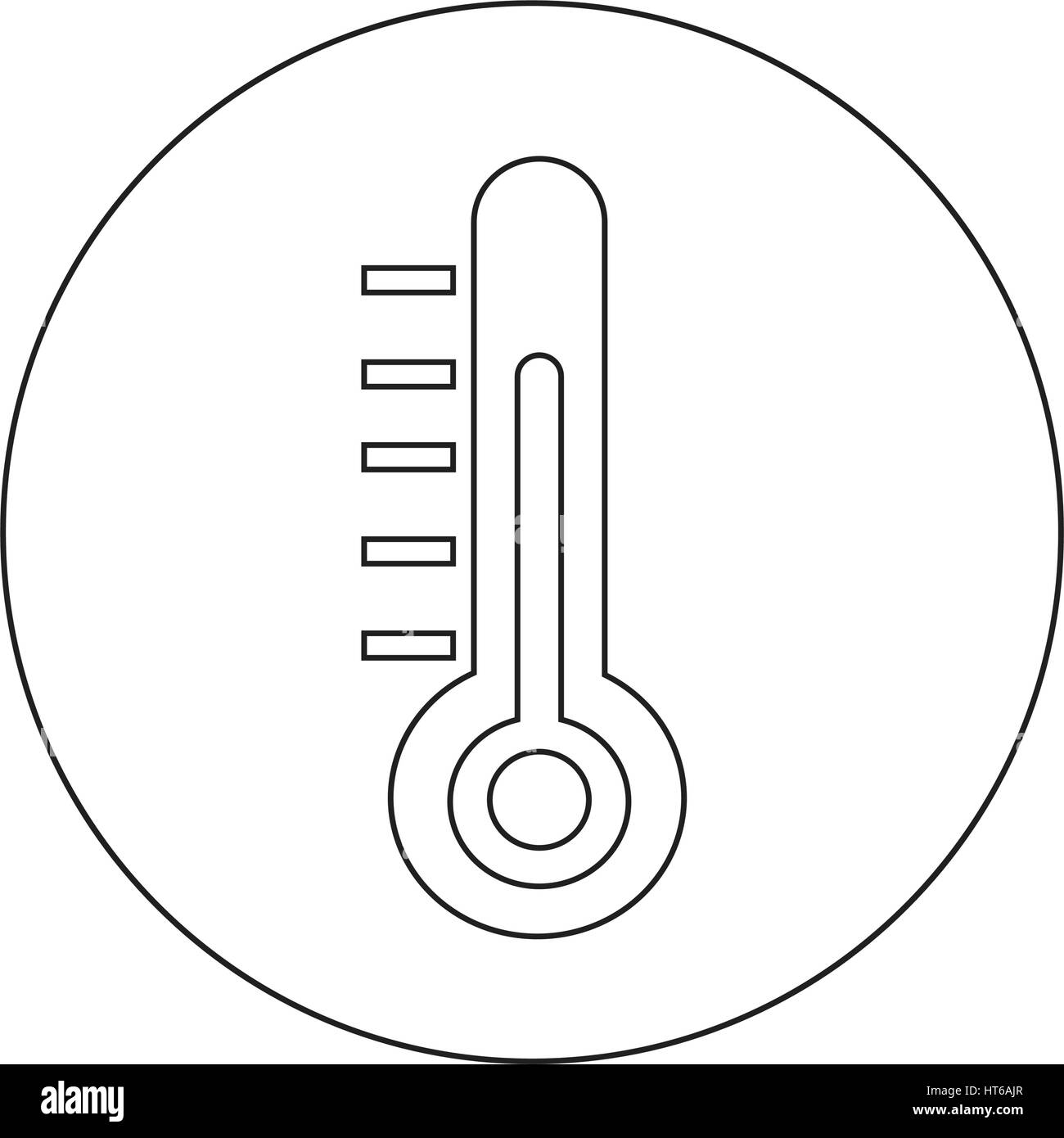 Sticker thermometer Black and White Stock Photos & Images - Alamy
