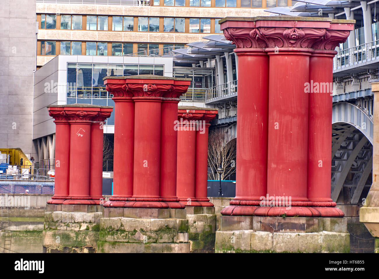 Blackfriars Bridge Is A Road And Foot Traffic Bridge Over The River