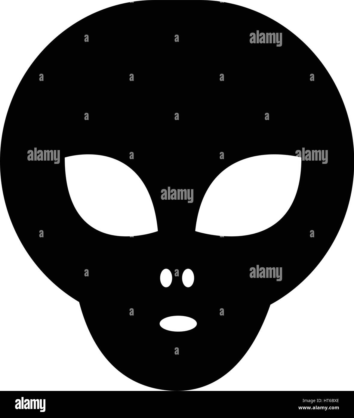 Grey alien icon illustration design Stock Vector Image & Art - Alamy