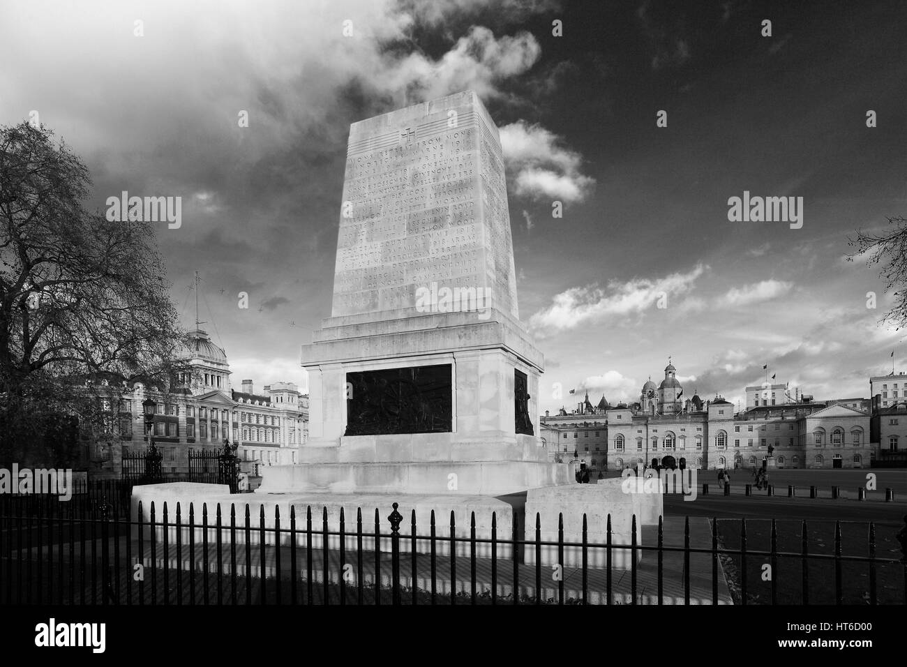 Summer; The Guards War Memorial; St James Park; London City; England; UK Stock Photo