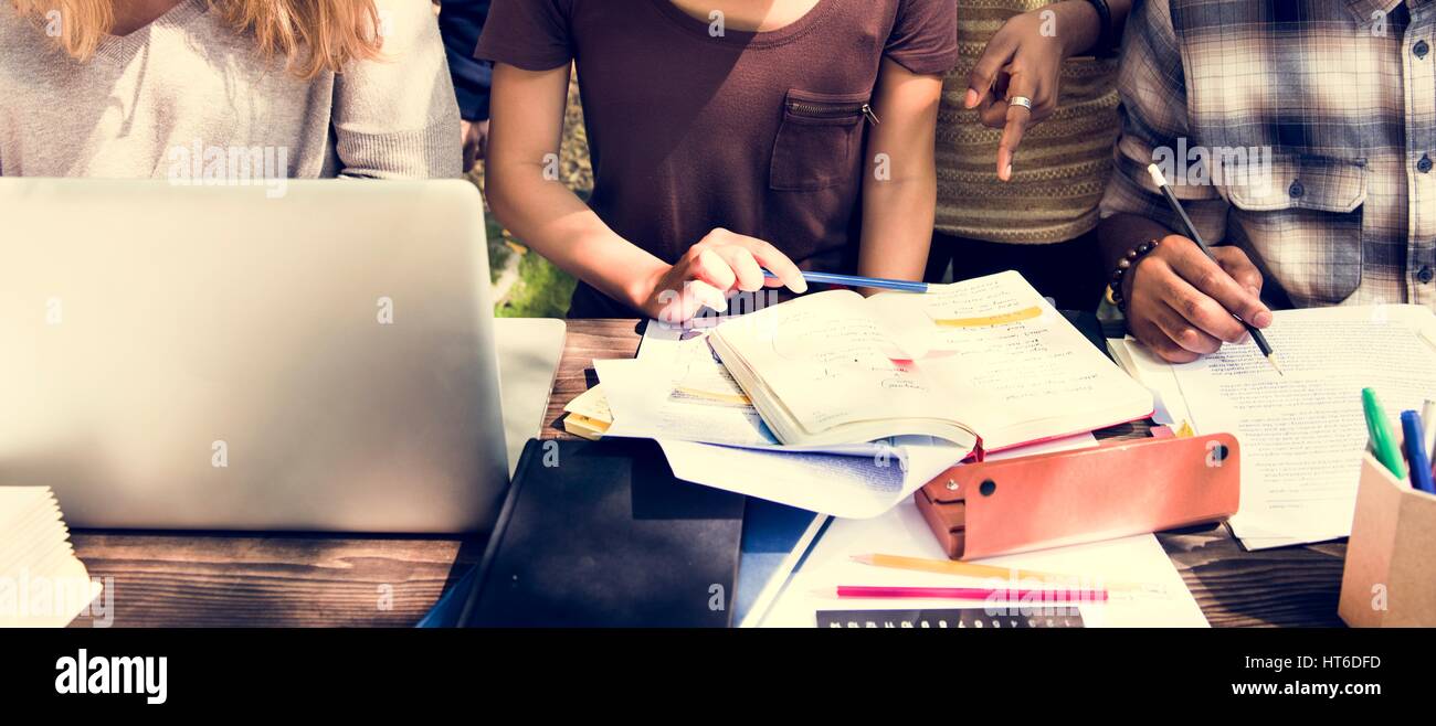 Friends People Group Teamwork Diversity Stock Photo - Alamy