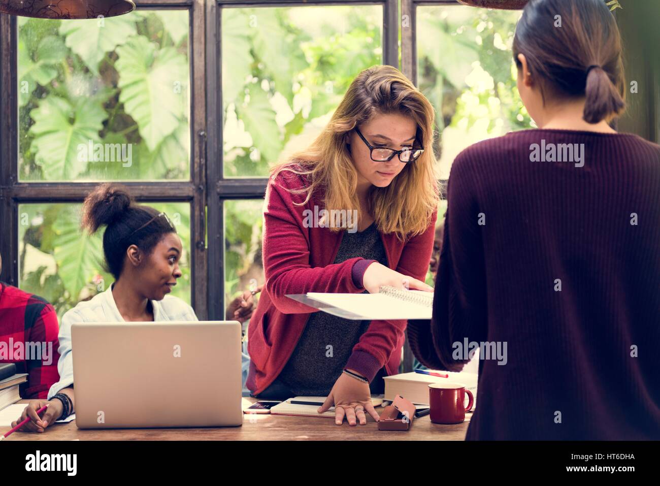 Friends People Group Teamwork Diversity Stock Photo - Alamy