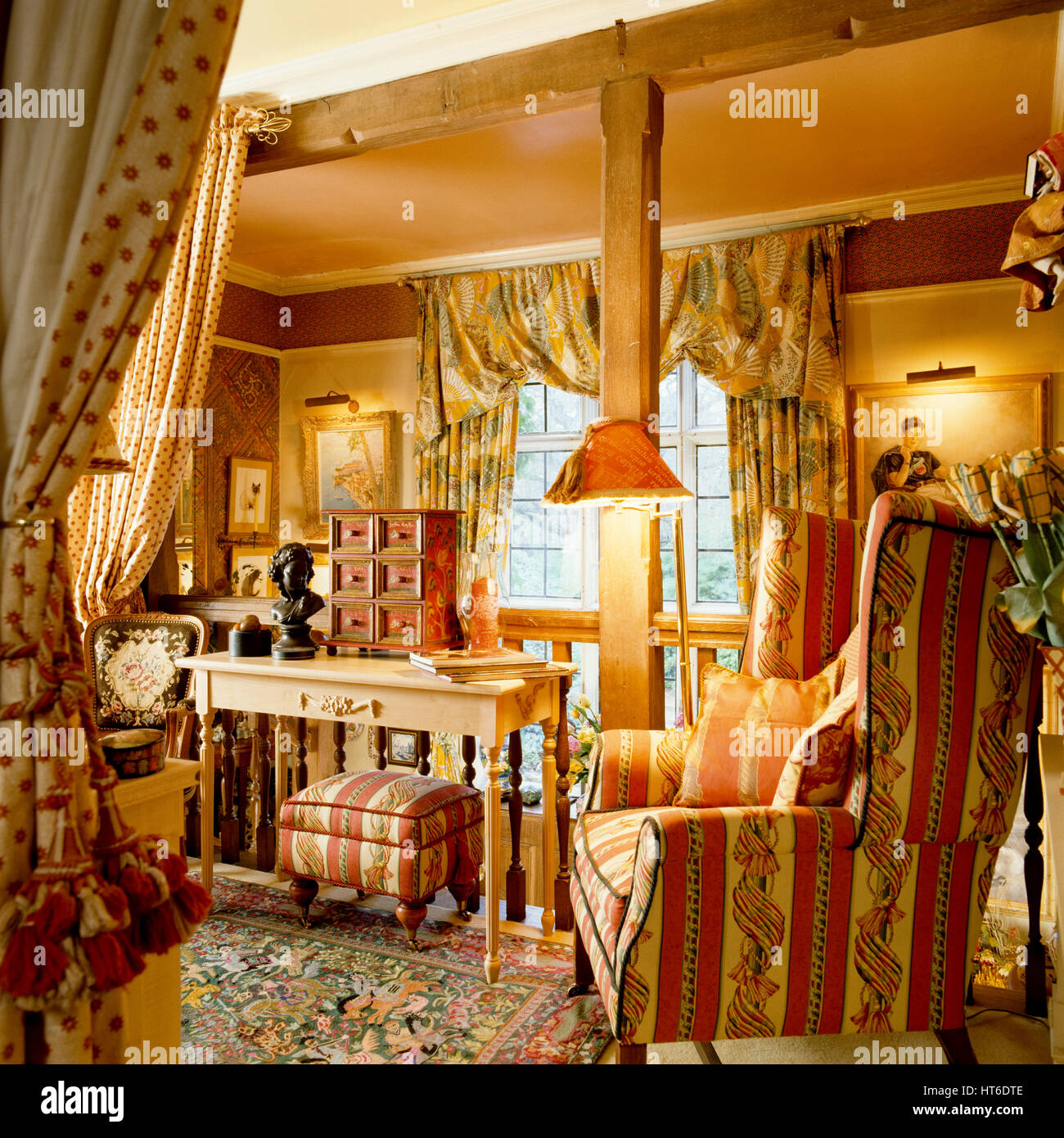 Retro style room Stock Photo Alamy