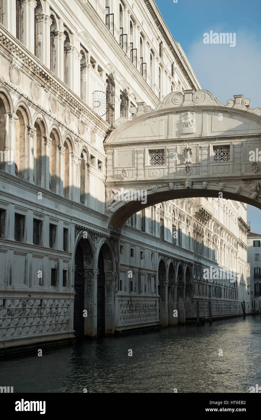 Bridge of Sighs Venice Italy Stock Photo