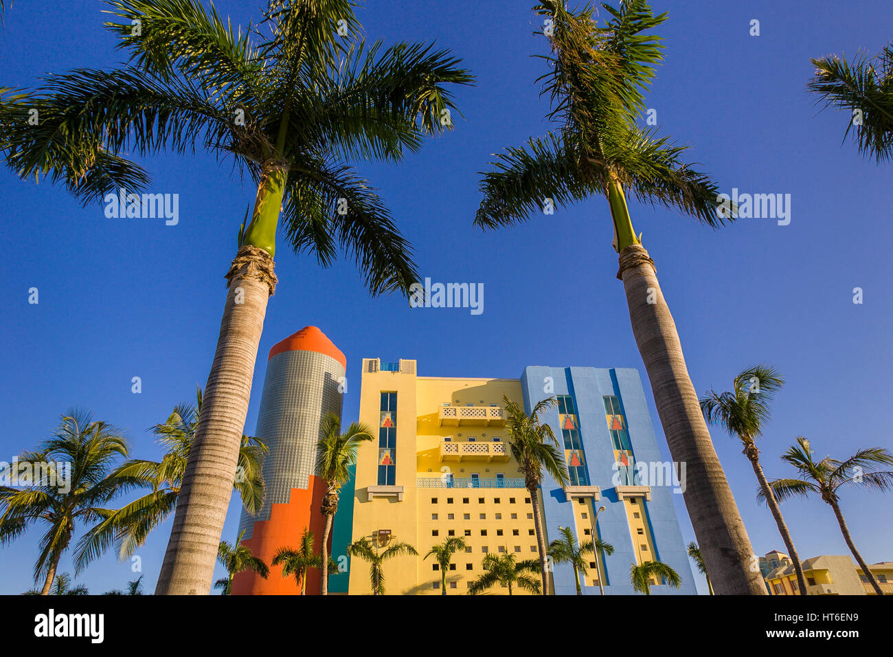 View of 5th Street & Washington Avenue buildings, South Beach, Miami,  Florida, United States of America, North America Stock Photo - Alamy