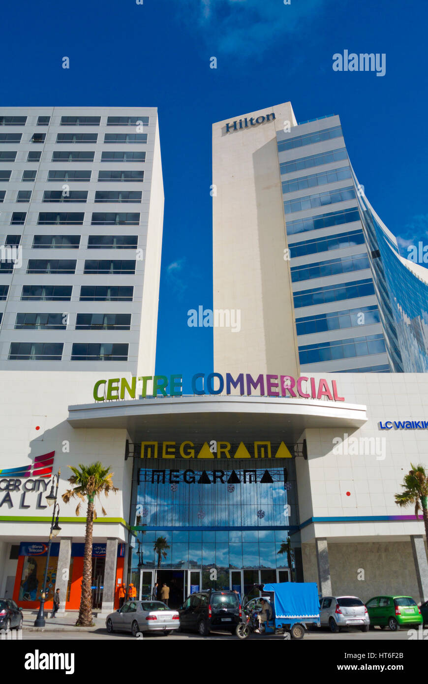 Tanger City Mall, shopping centre, Tangier, Morocco, Africa Stock Photo